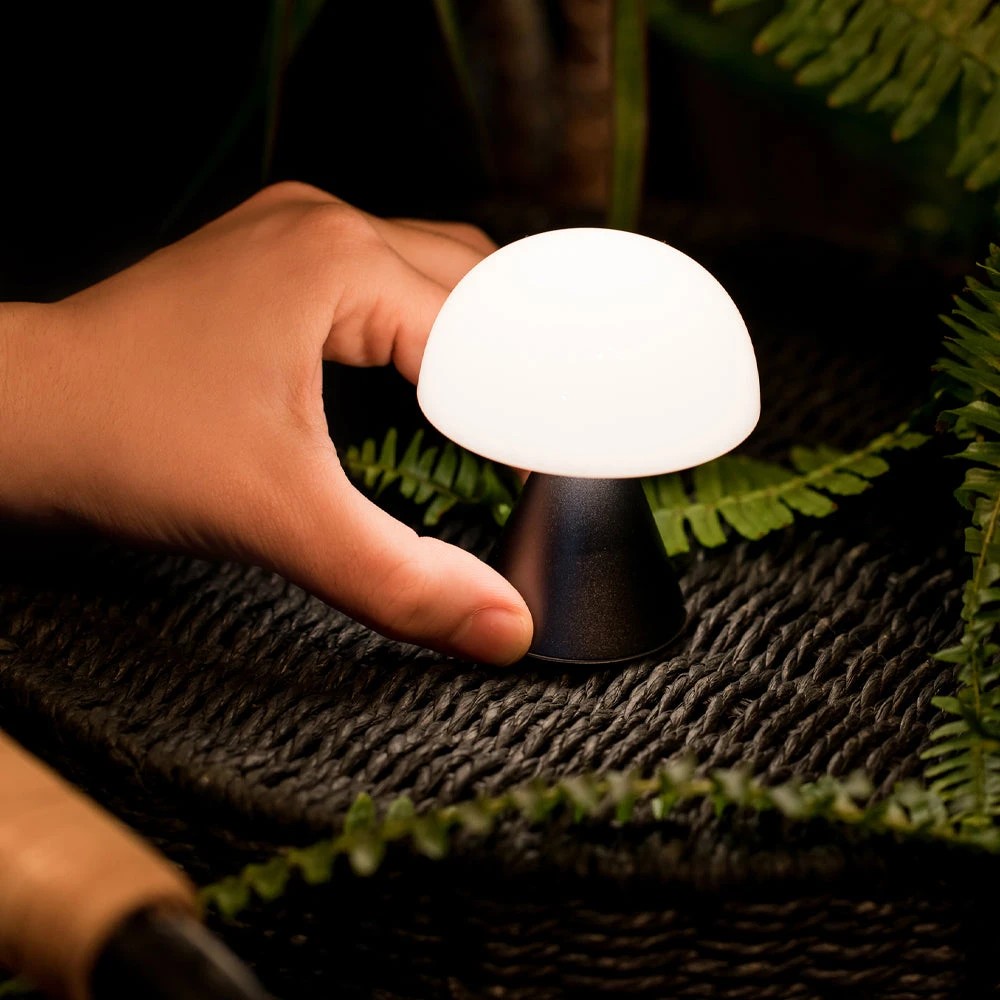 4 Lexon Mina Mini Led Lamp - Gunmetal - Metallic, 4 of 5