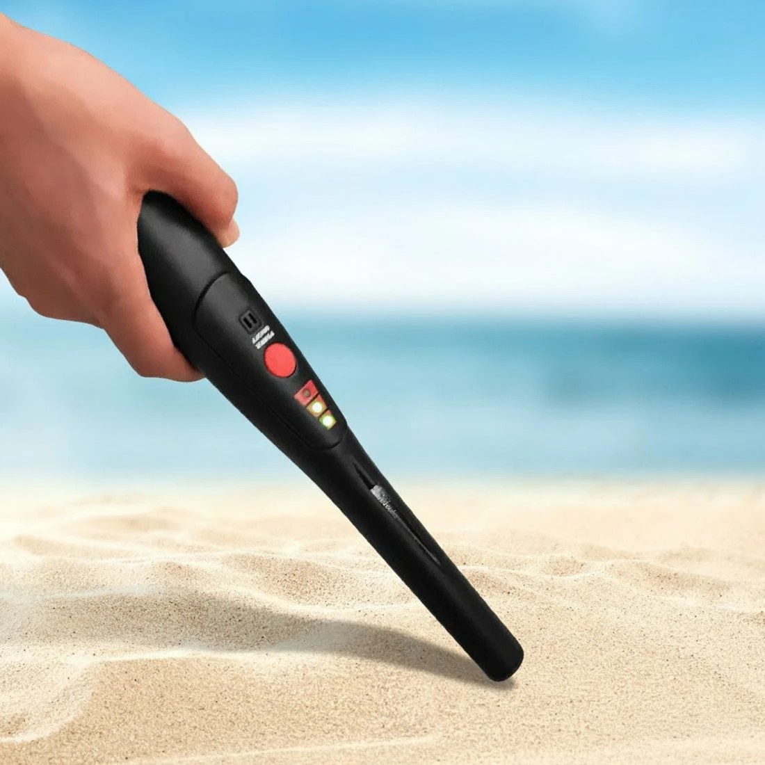 7 Weisshorn Metal Detector 40MM Sensitive Handheld Pinpointer Waterproof Automatic Hunter - Black, 7 of 8