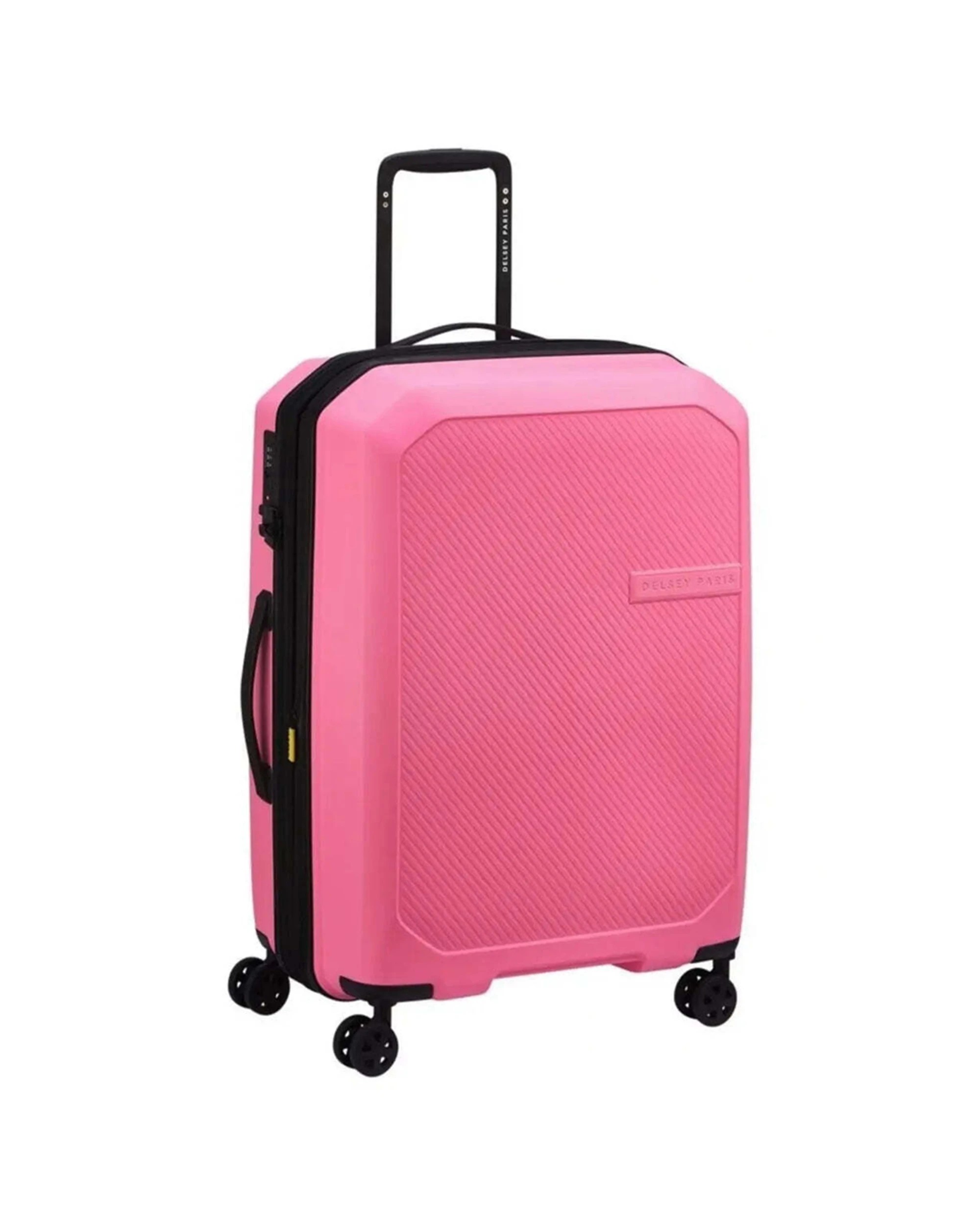 3 Delsey Anvers 65.5 cm 4 Wheel Expandable Suitcase TSA Lock Matte Finish - Pink, 3 of 6