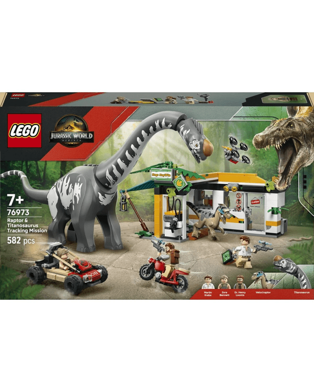 LEGO Jurassic World Raptor & Titanosaurus Tracking Mission 7