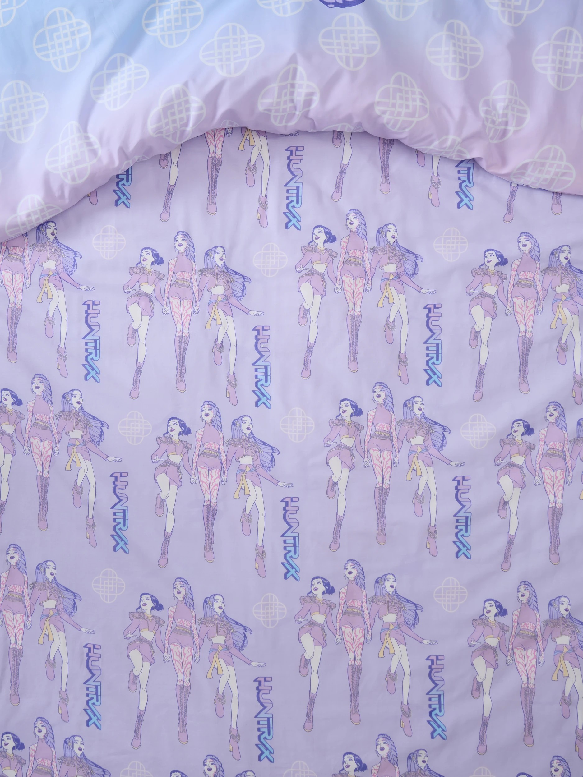 4 KPop Demon Hunters Quilt Cover Set - Queen Bed - Purple, 4 of 4