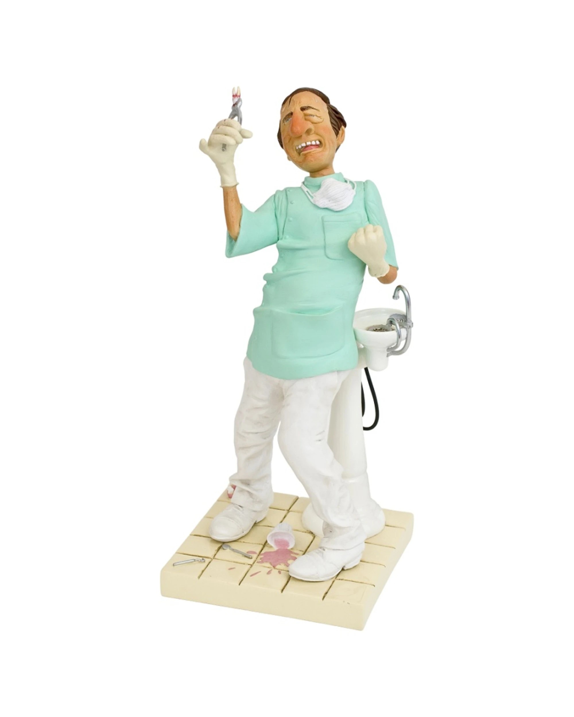 1 The Comic Art of Guillermo Forchino Half Size Dentist Figurine - Multi, 1 of 6