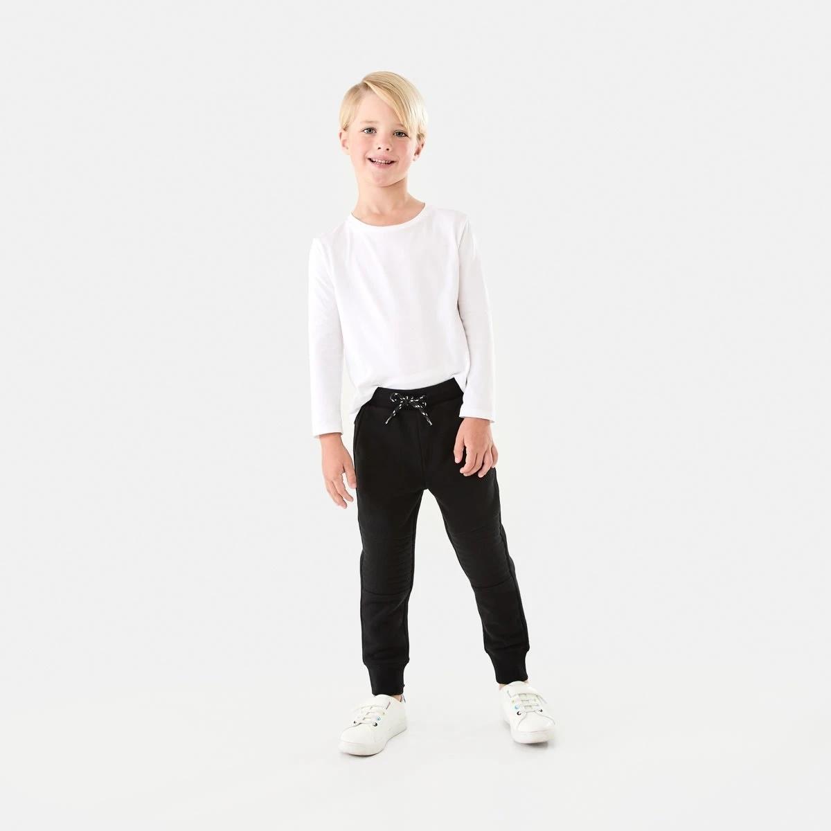 6 Moto Trackpants Black, 6 of 9