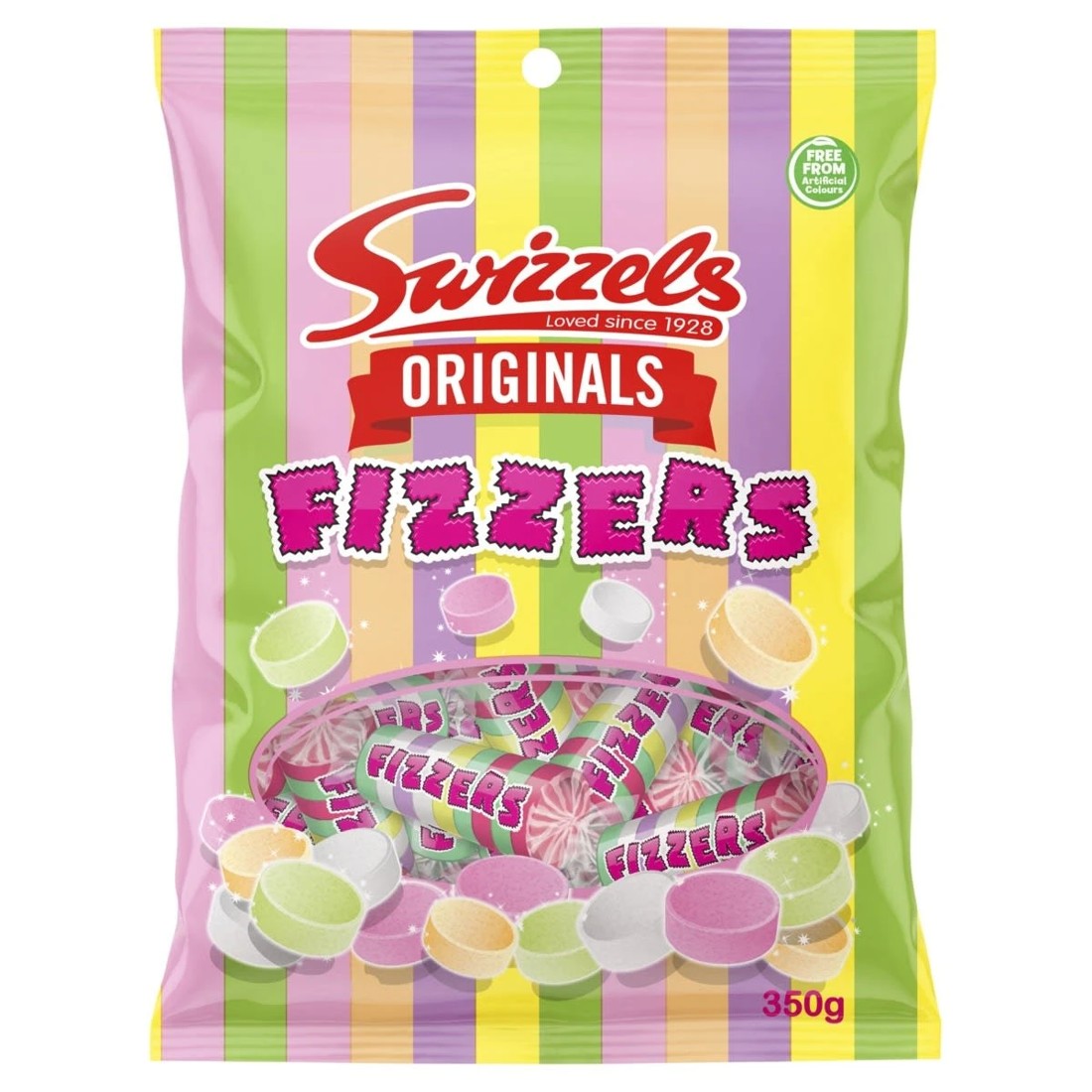 1 Swizzels Originals Fizzers 350g, 1 of 2