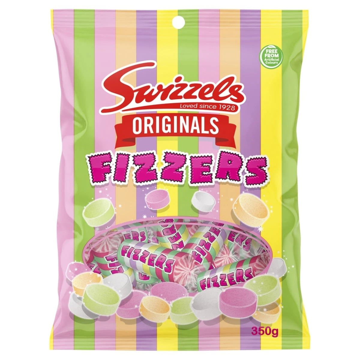 1 Swizzels Originals Fizzers 350g, 1 of 2