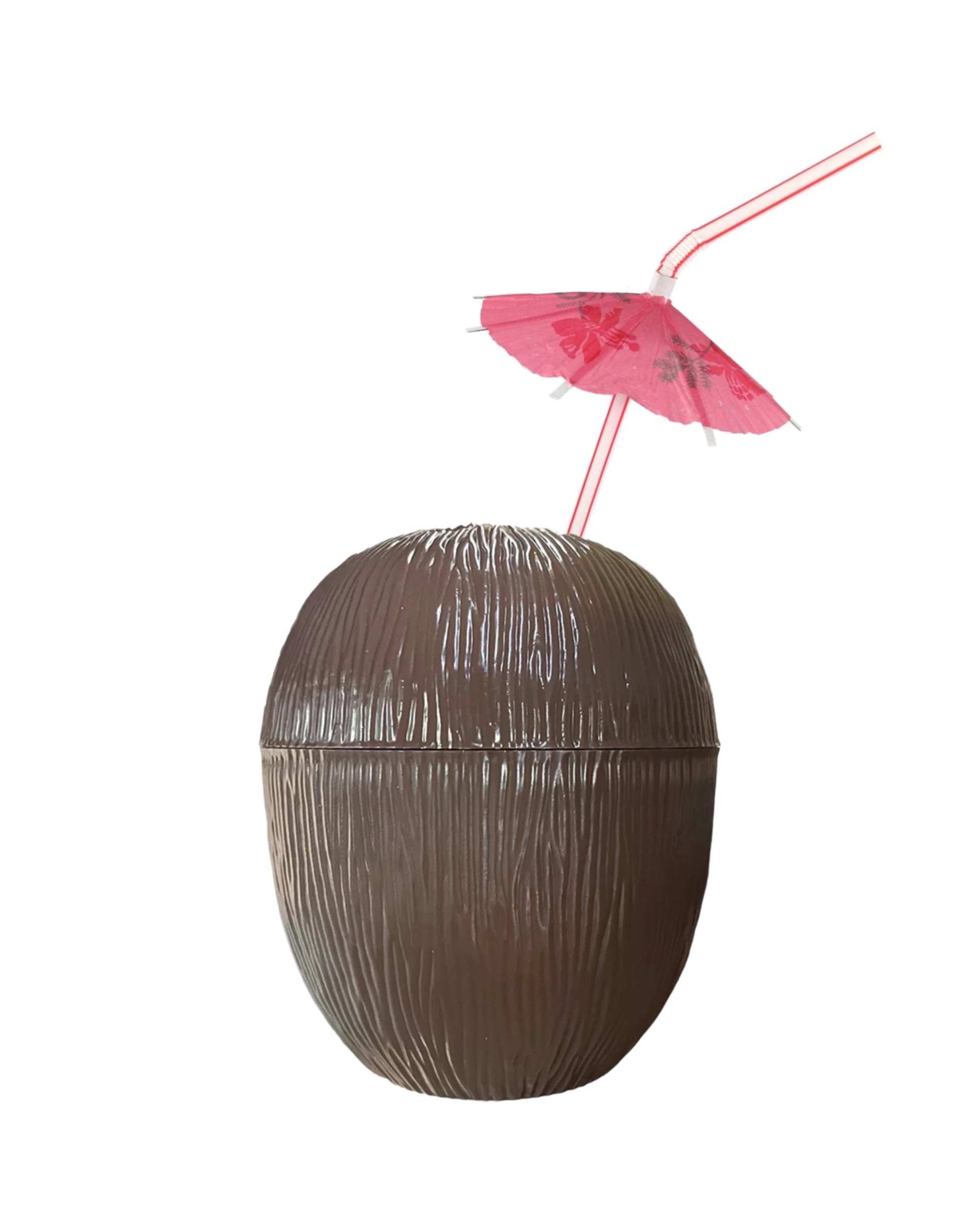 1 Partyrama Brown Novelty Coconut Cup - Brown, 1 of 5