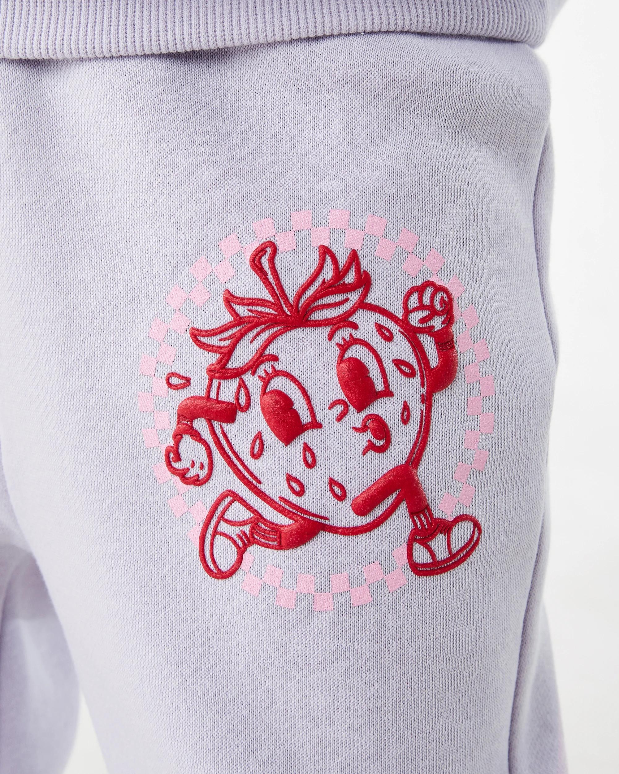 4 Print Trackpants Prl Berry, 4 of 6