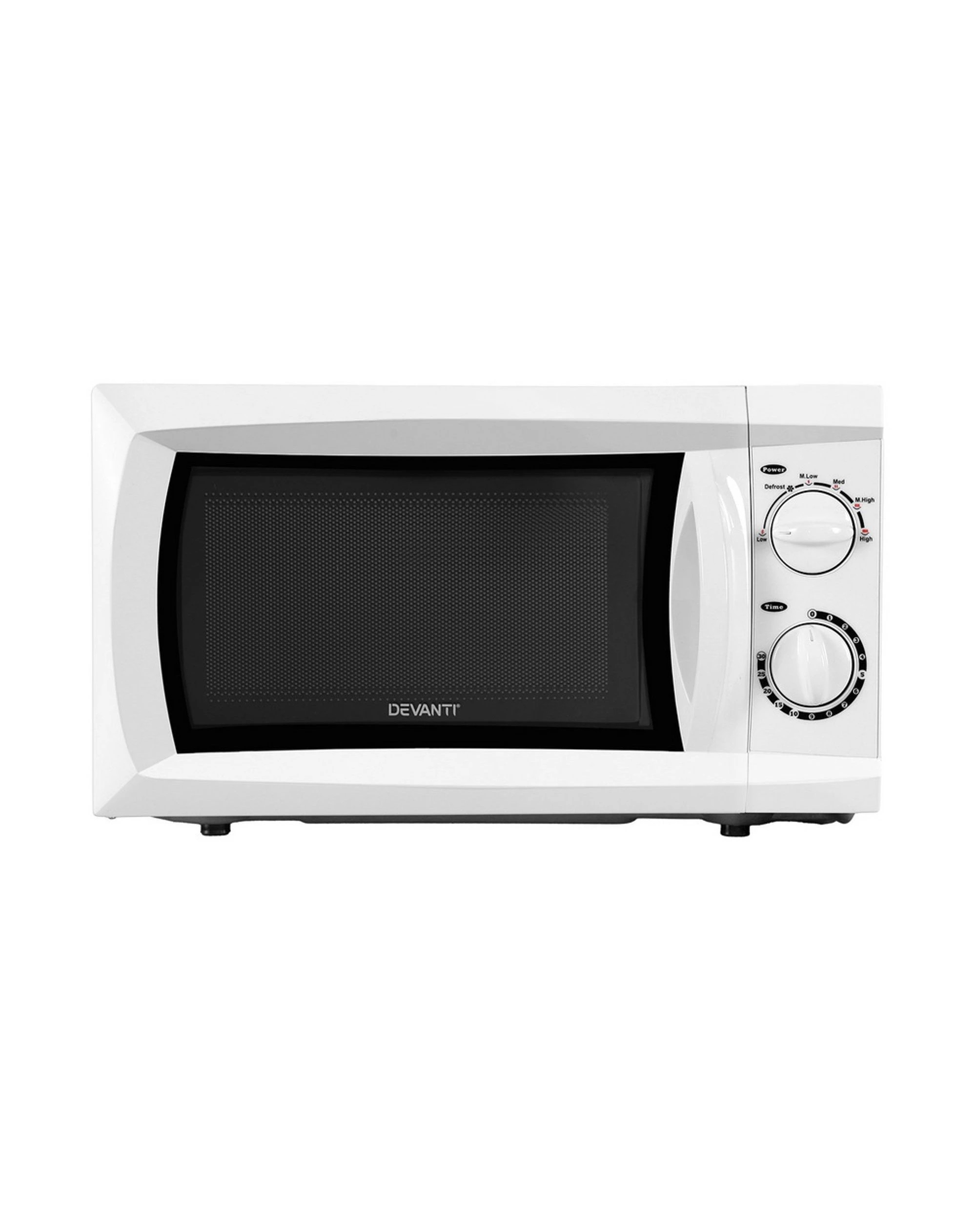 3 Devanti 20L Microwave Oven 700W - White, 3 of 7