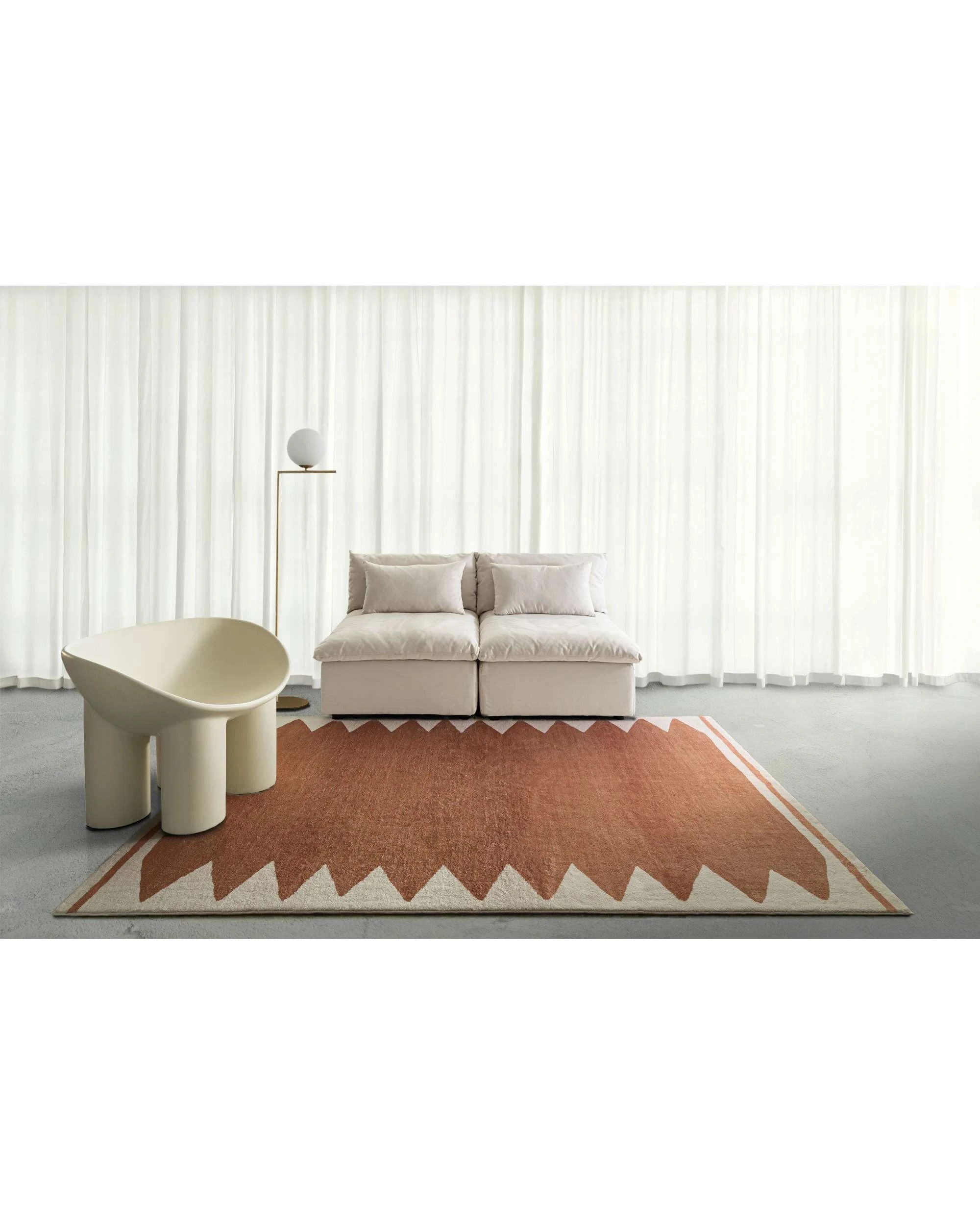 2 Loopsie Astor Printed Washable Rug - Brown, 2 of 8