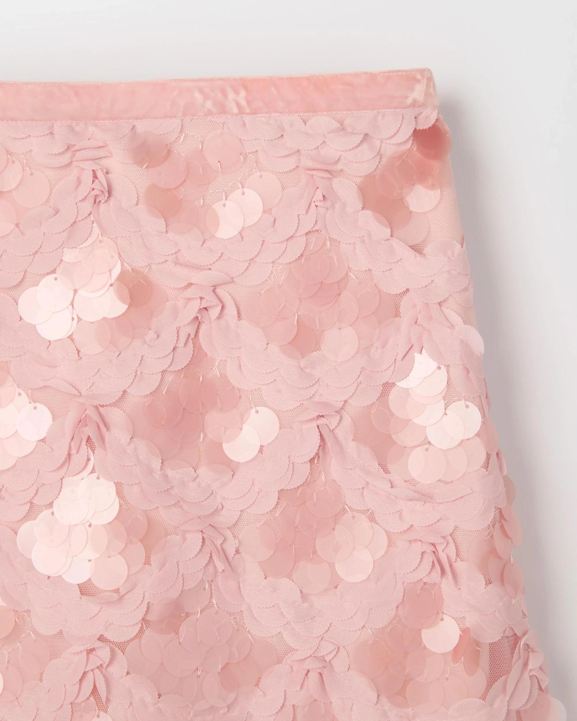 3 Target Kids Sequin Occasion Skirt PINK, 3 of 7