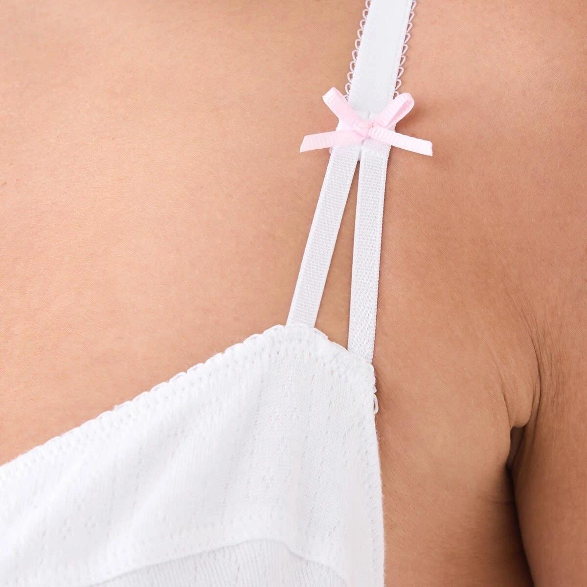 5 Pointelle Soft Cup Bra White, 5 of 6