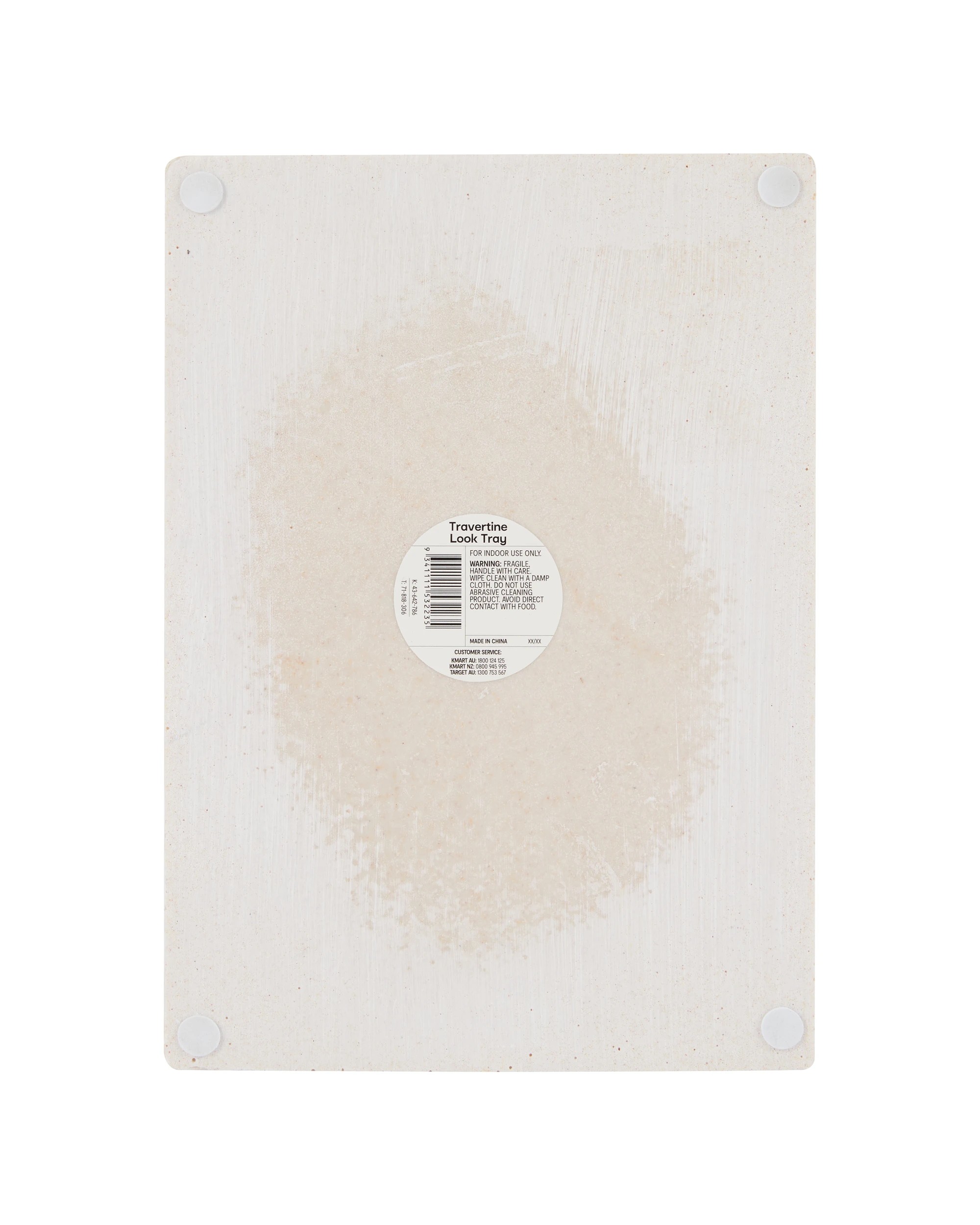 5 Travertine Look Tray, 5 of 5