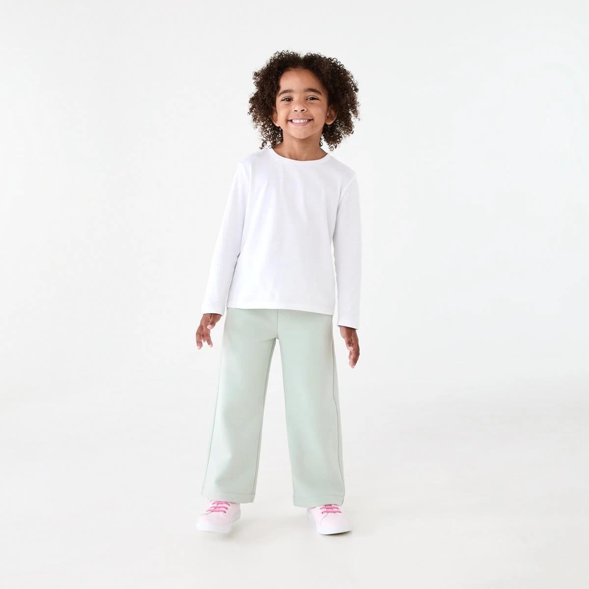 5 Wide Leg Trackpants Aqua Grey, 5 of 8