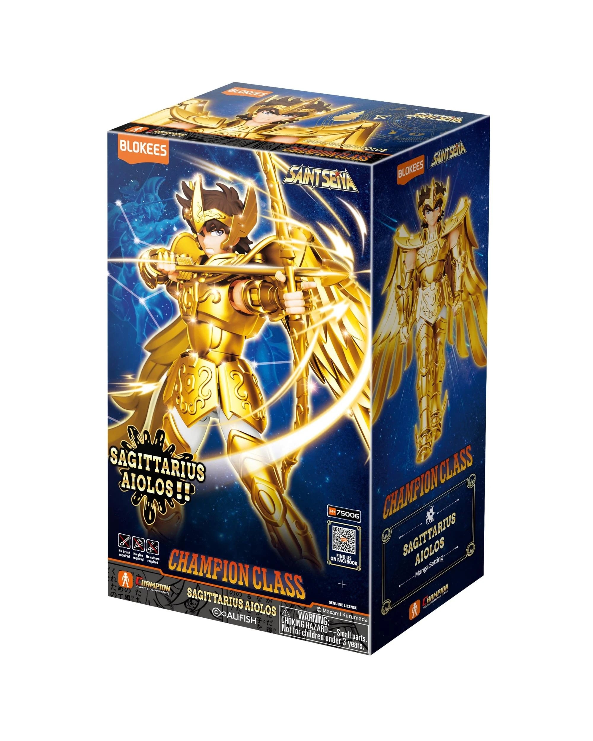 1 Blokees Saint Seiya Champion Class 05 Sagittarius Aiolos Model Kit, 1 of 10
