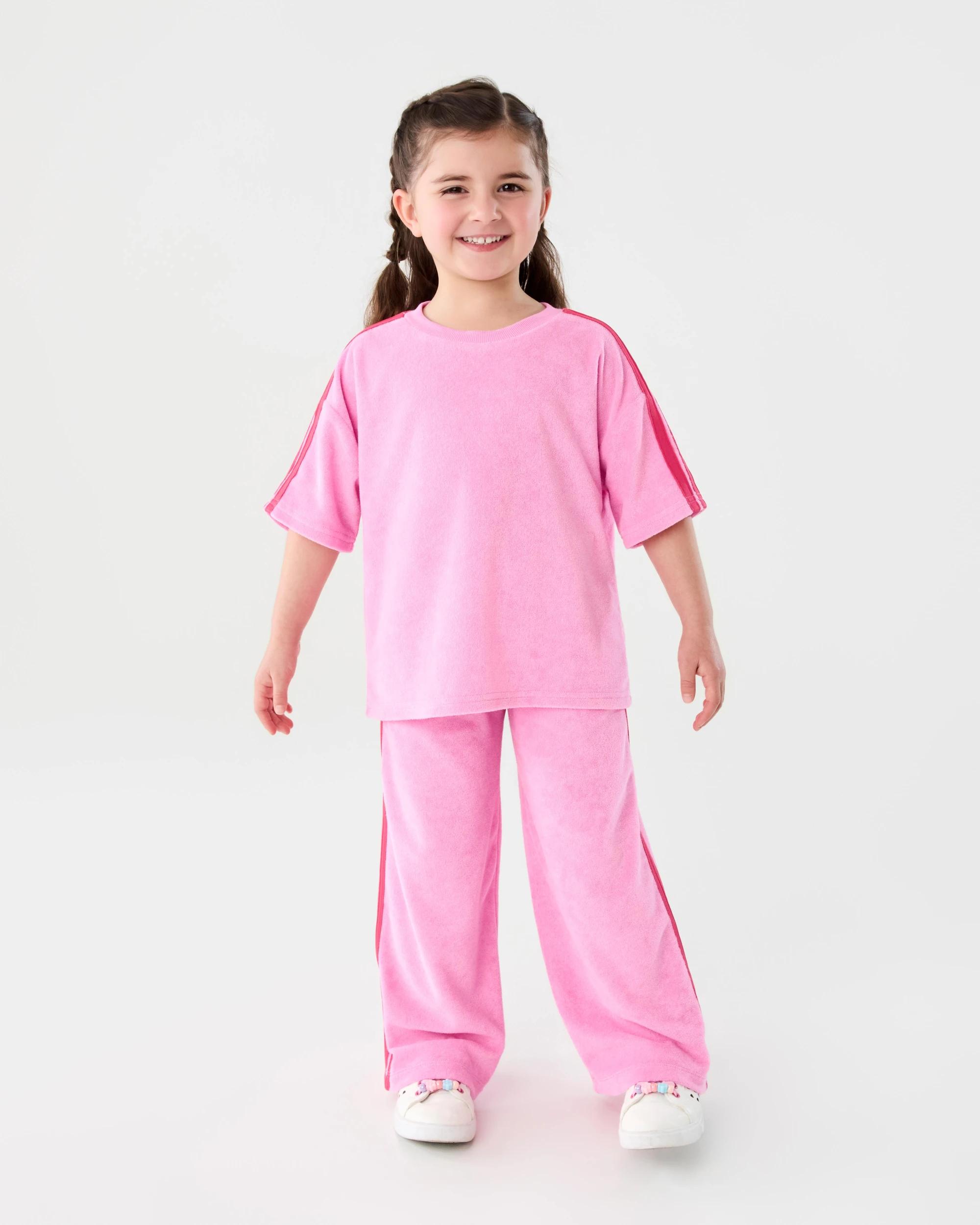 6 Terry Towelling Trackpants Rose Pnk, 6 of 7