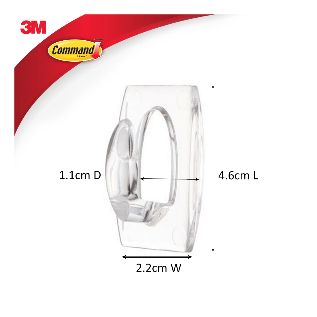 6 18 Pack 3M Command Mini Hooks, 6 of 6