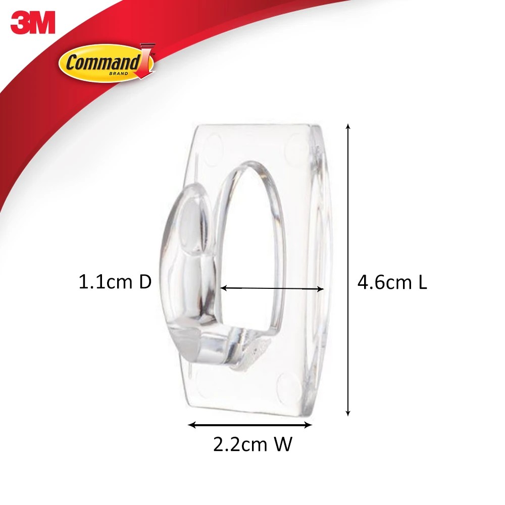 6 18 Pack 3M Command Mini Hooks, 6 of 6