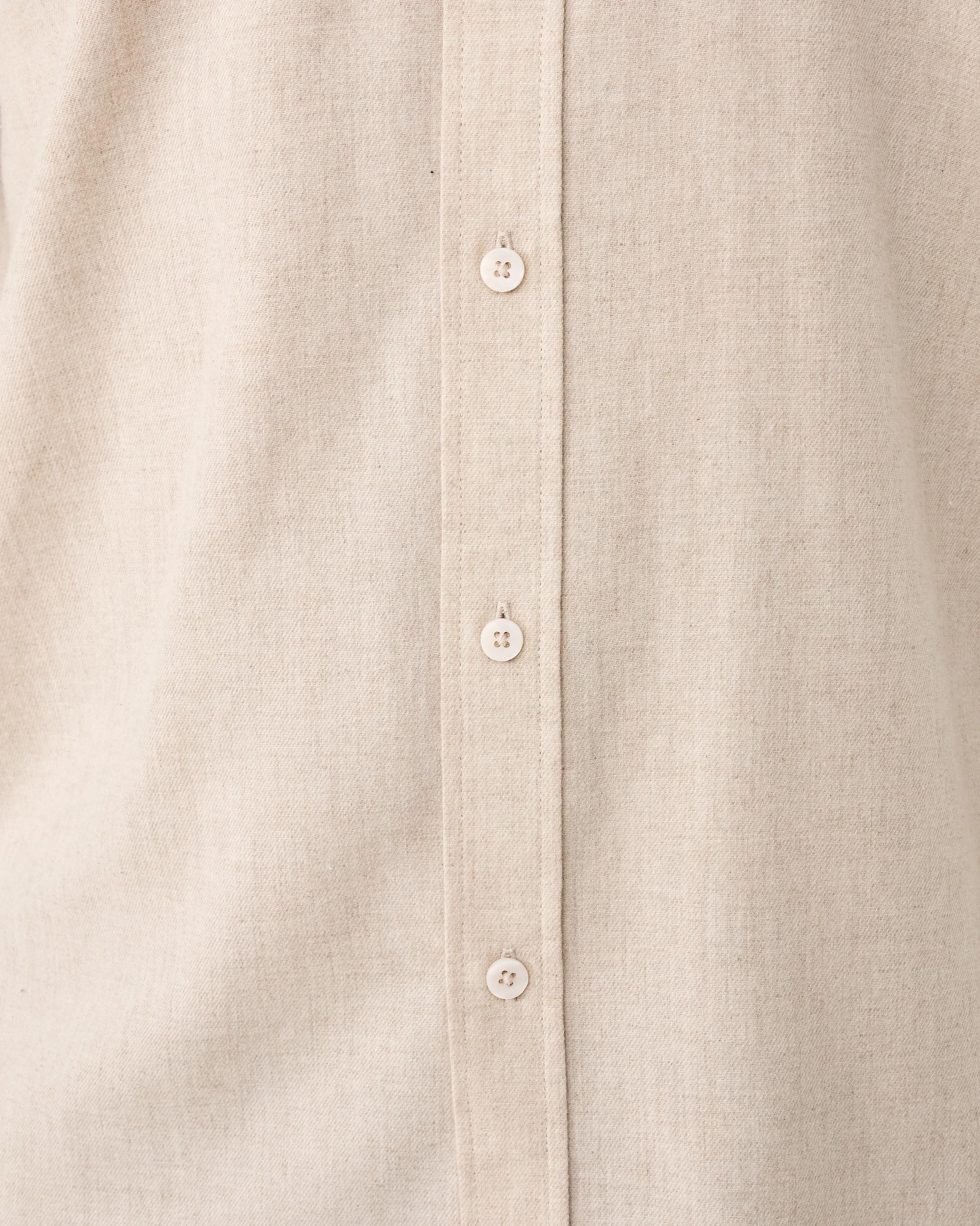 7 Long Sleeve Brushed Shirt Bge Melnge, 7 of 8