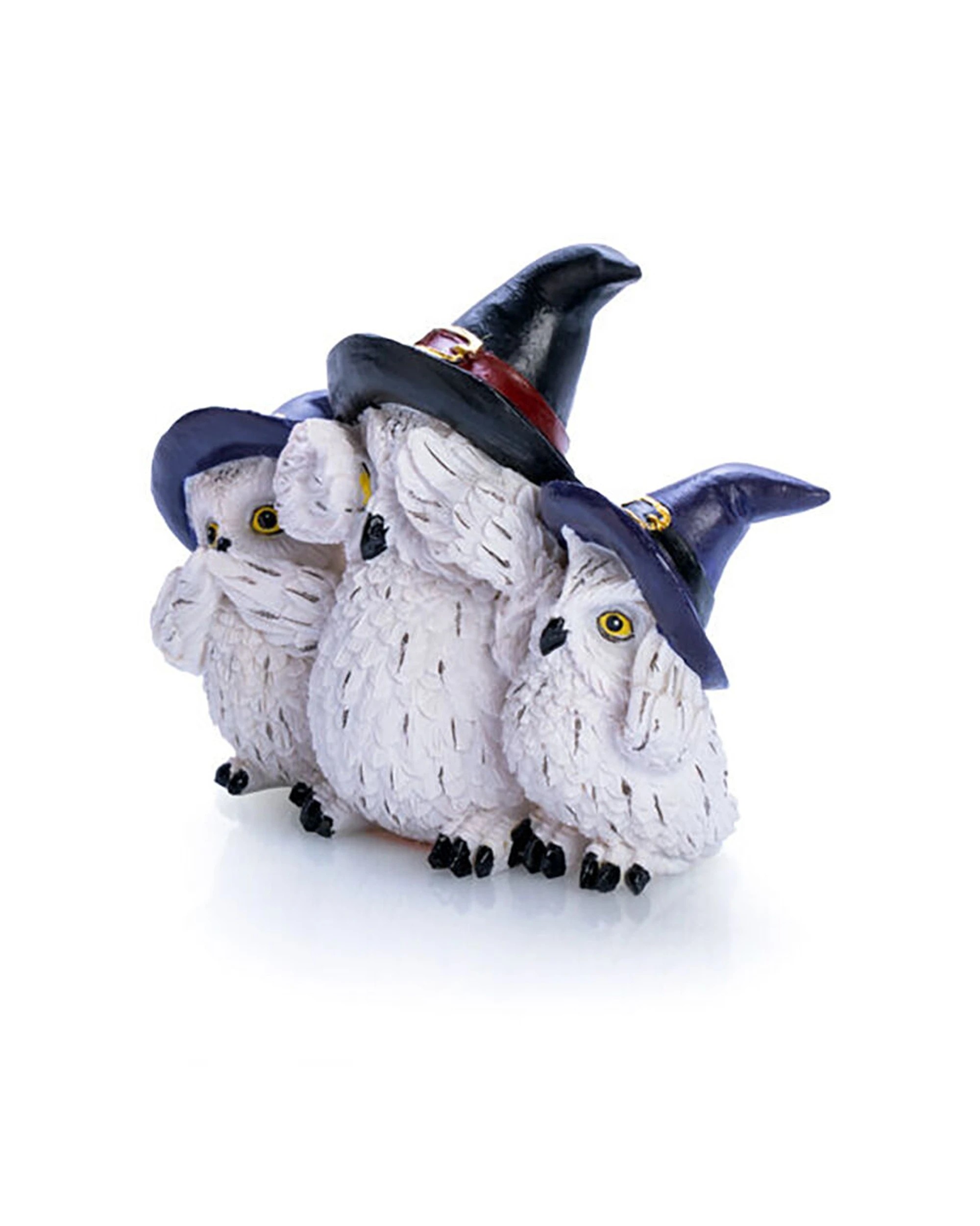2 Mystical Worlds 3 Wise Snowy Owls Figurine 12.7x9.3cm - White, 2 of 4