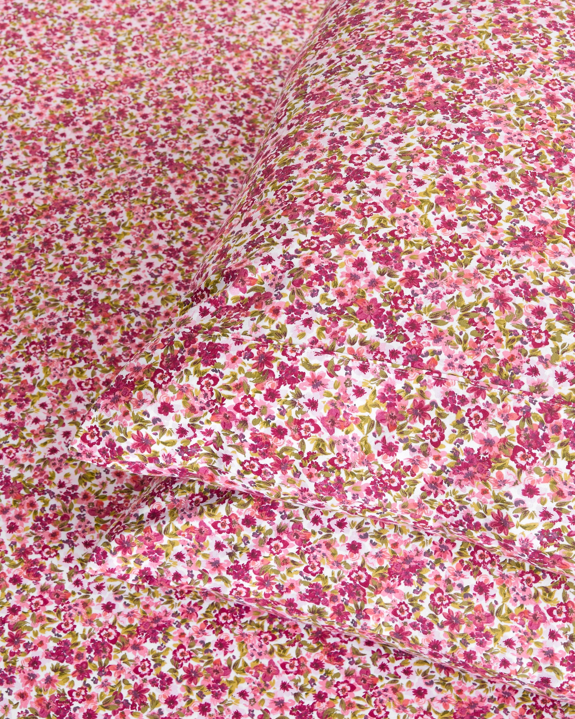 2 Target Floral Printed Mix & Match Fitted Sheet - King Bed - Pink, 2 of 3