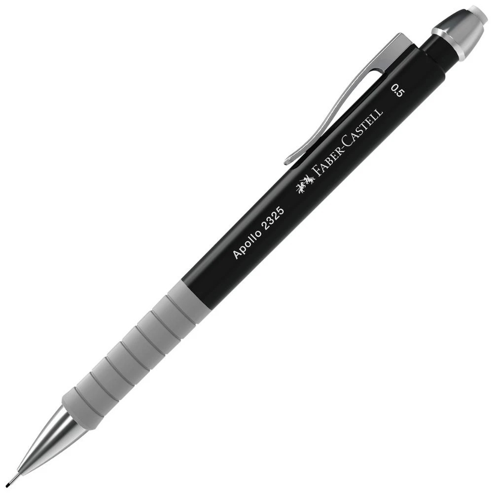 2 Faber Castell Apollo Mechanical Pencil 0.5mm Black, 2 of 2