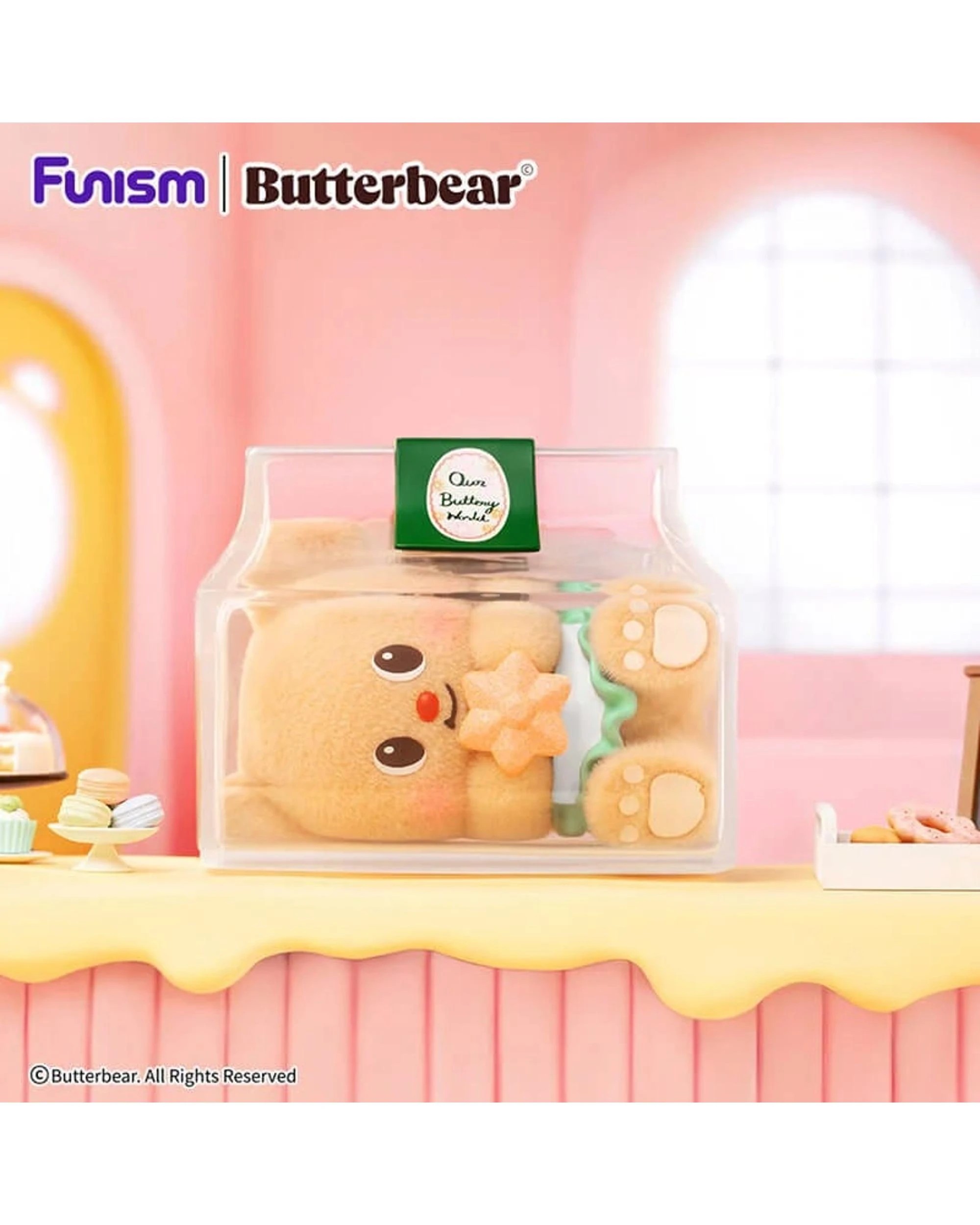 10 Funism Butterbear My Buttery Bakery Series Figures Blind Box, 10 of 10