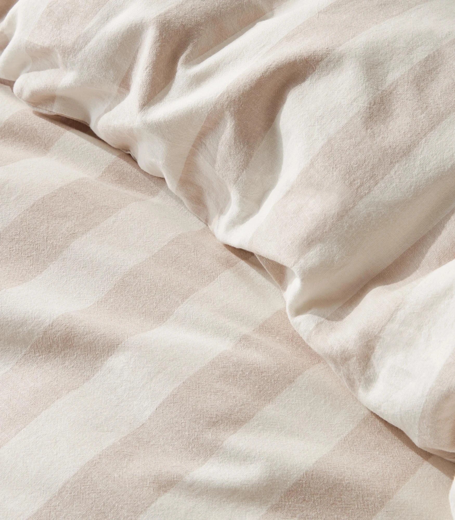 3 Target Reid Stripe Linen/Cotton Quilt Cover Set - Super King Bed - Natural, 3 of 8