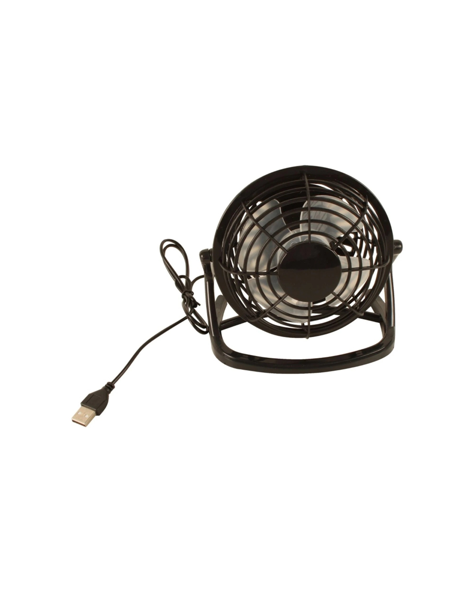 3 Wildtrak Portable Fan USB Powered Cable Adjustable Airflow Camping - Black, 3 of 6