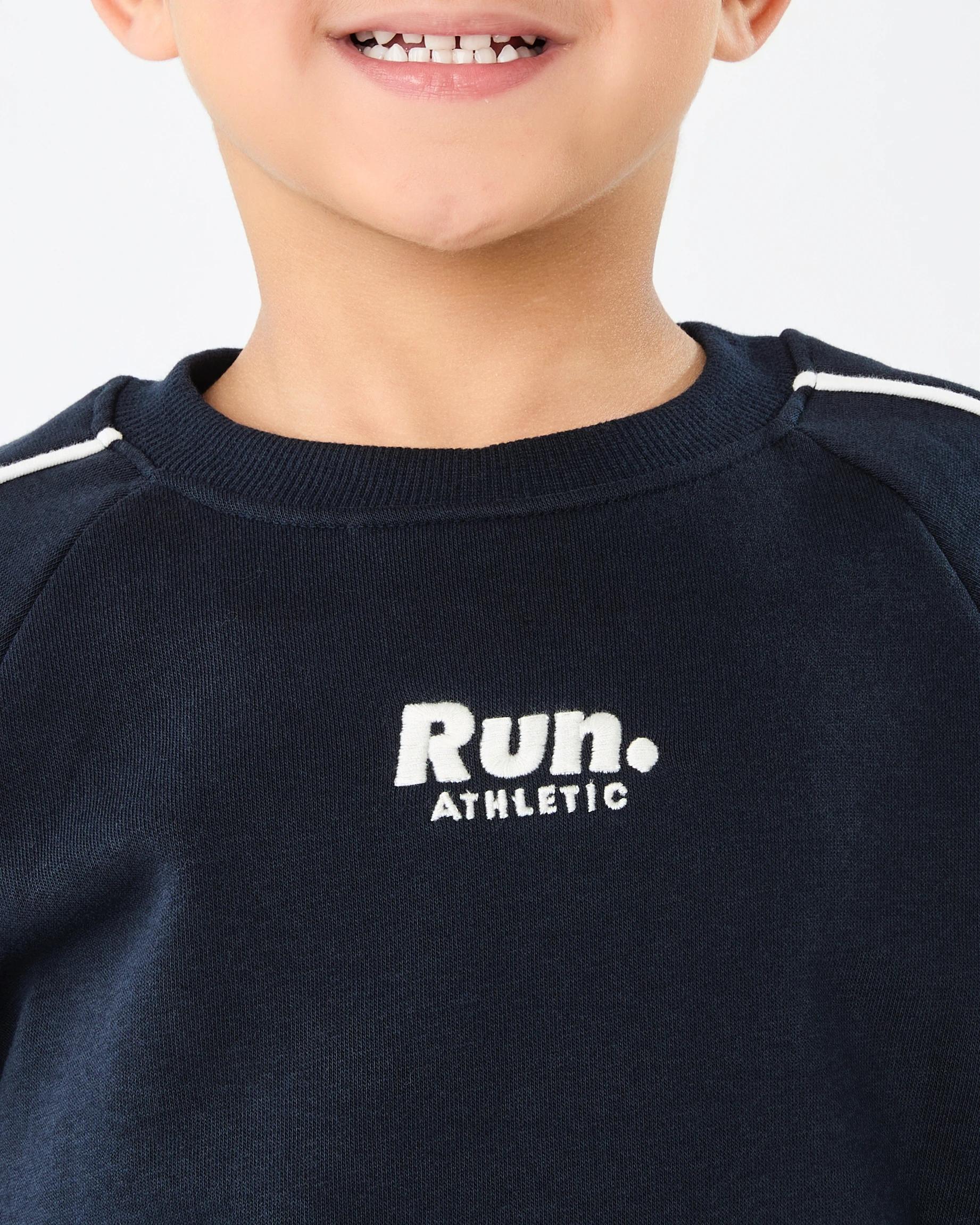 3 Oversized Crew Neck Sweatshirt Sky Cptn, 3 of 7