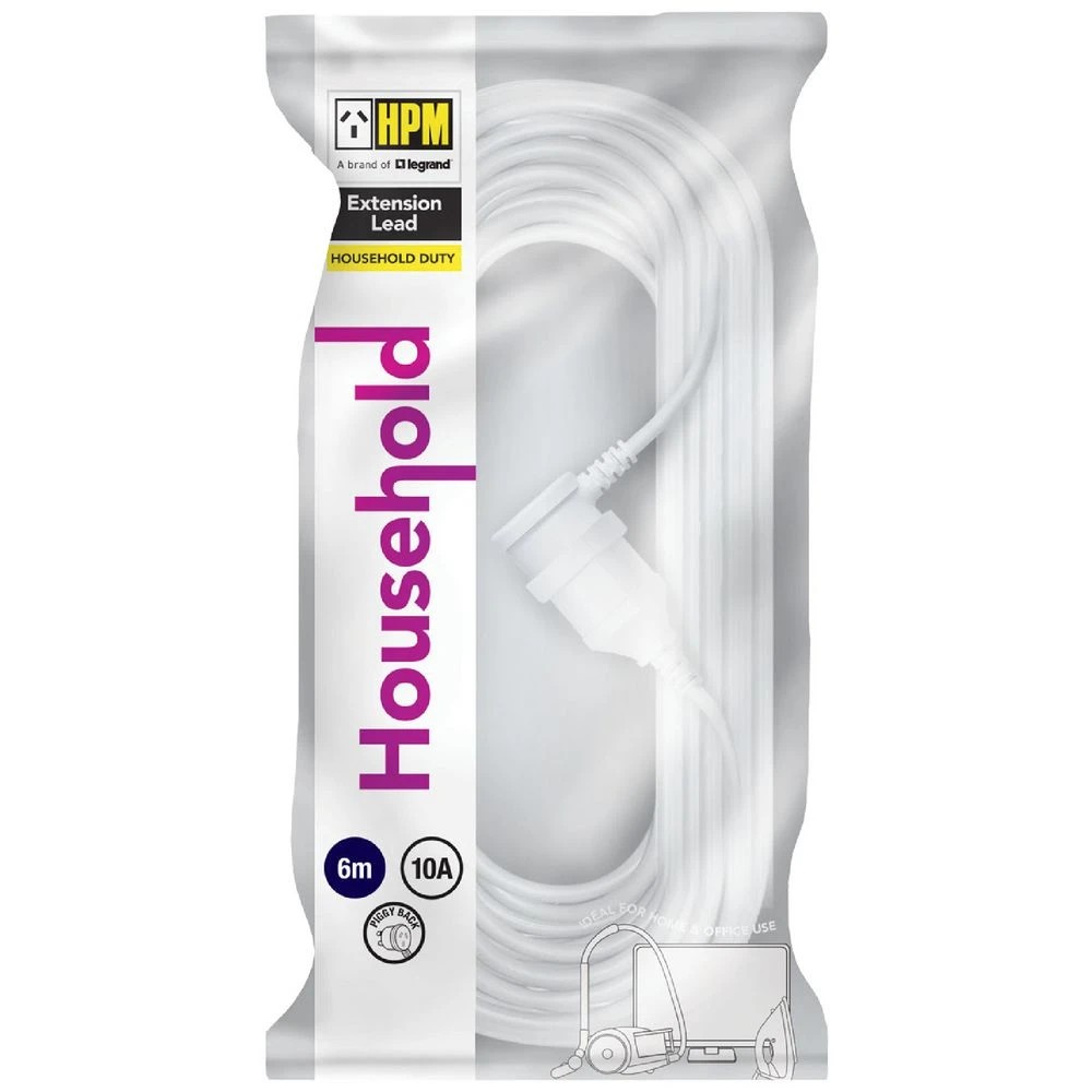 1 HPM Piggy Back Extension Lead 6 Metres, 1 of 1