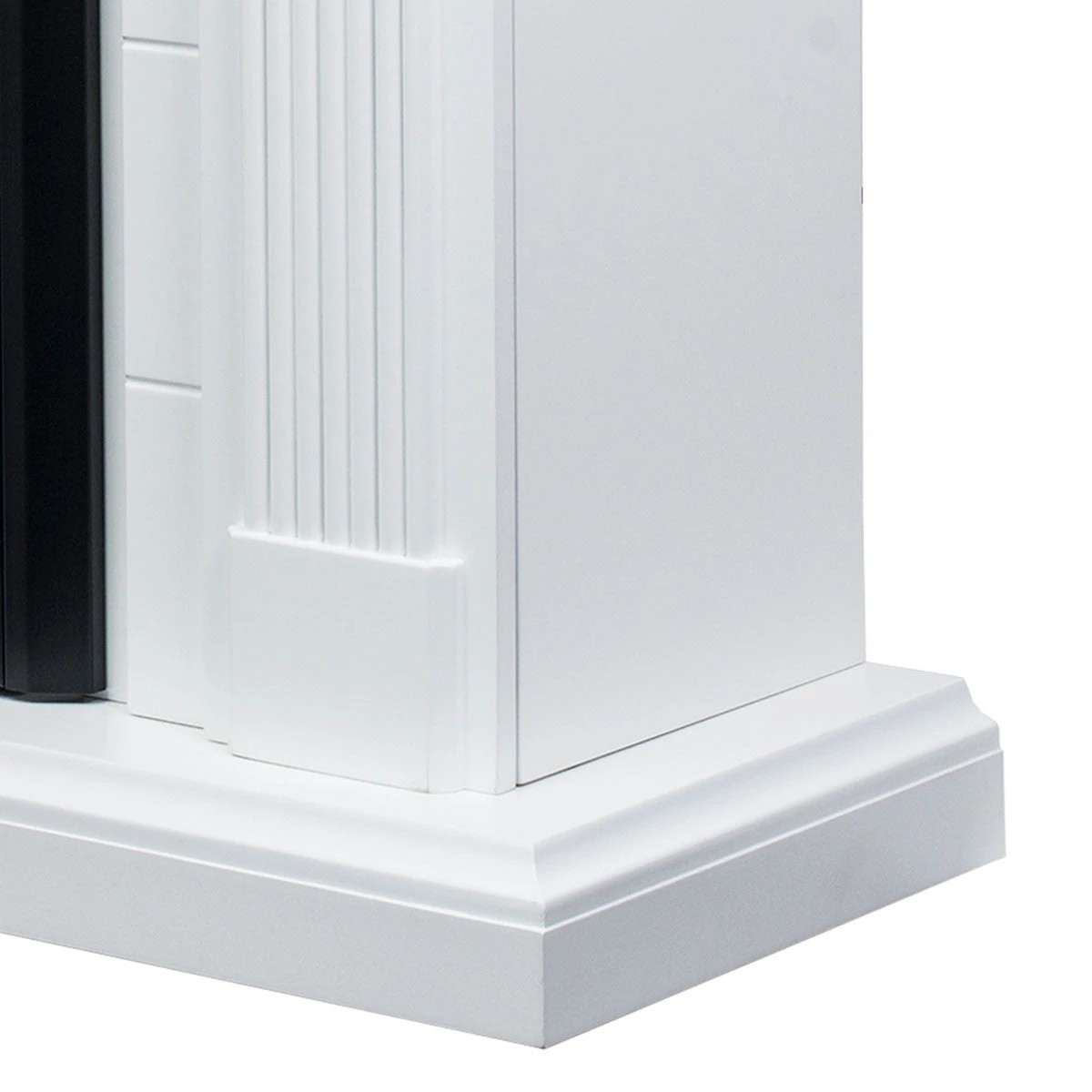 5 Moda Living George Electric Fireplace Heater White Mantel Suite with Starlight Insert - White, 5 of 5