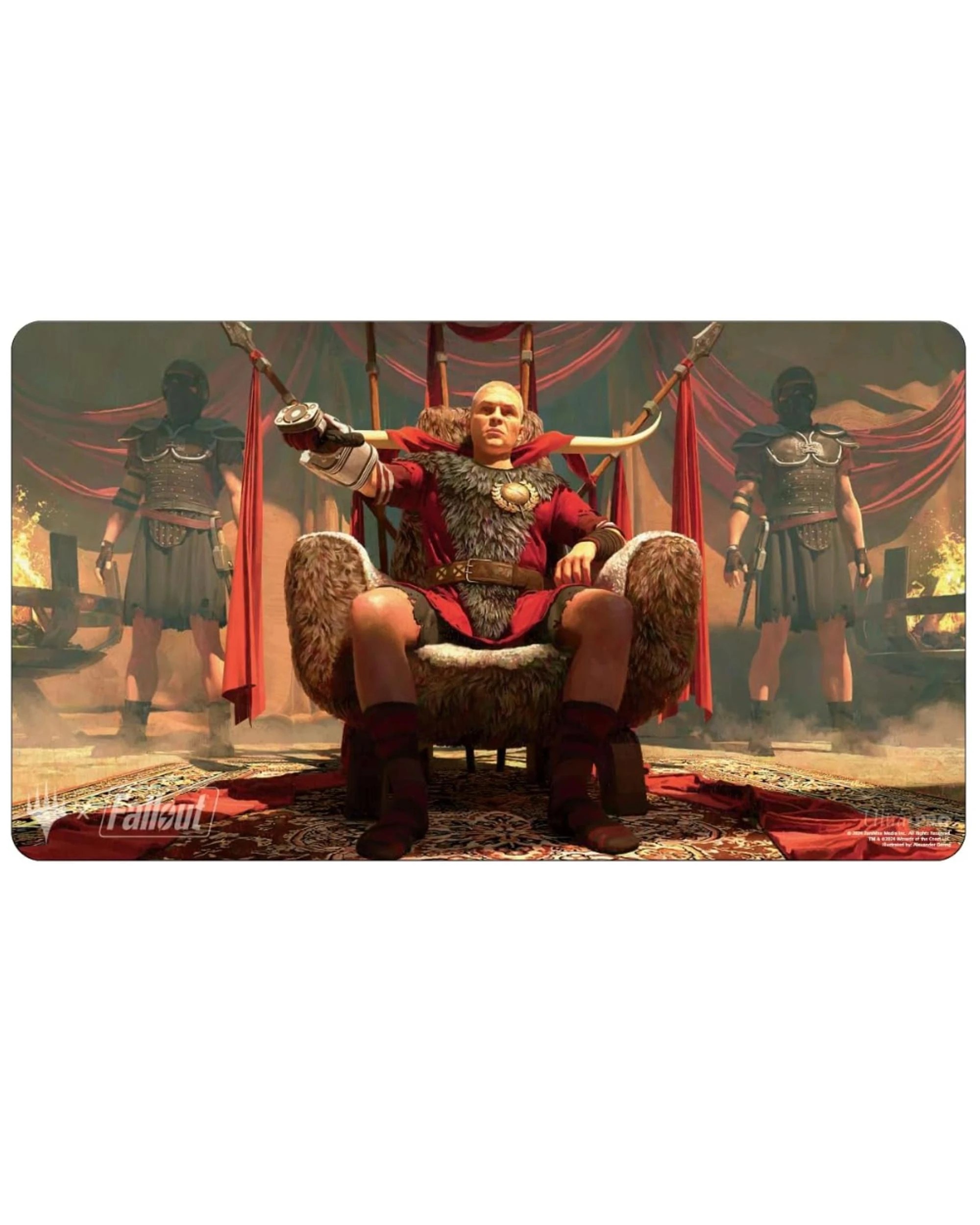 1 Ultra Pro Fallout Playmat D Caesar Legions Emperor, 1 of 1