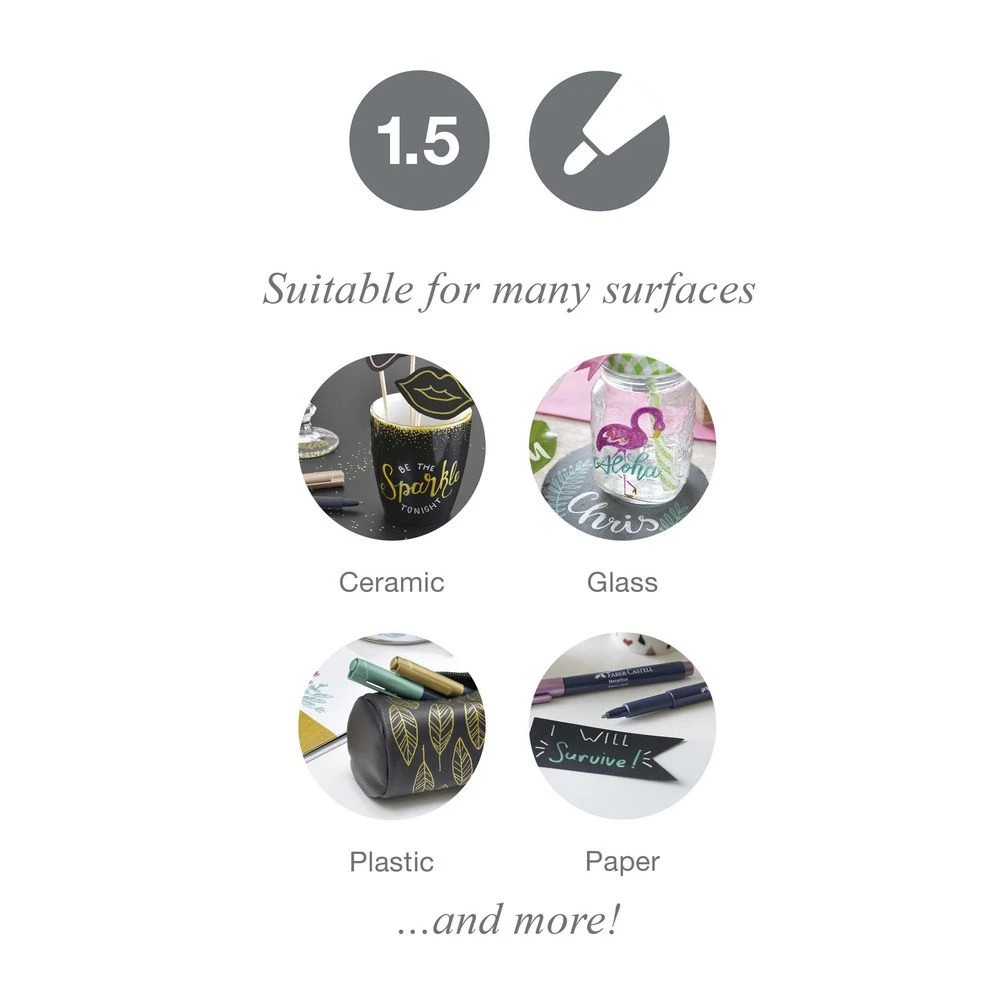 5 Faber-Castell Metallic Permanent Marker Fairy Forest, 5 of 6