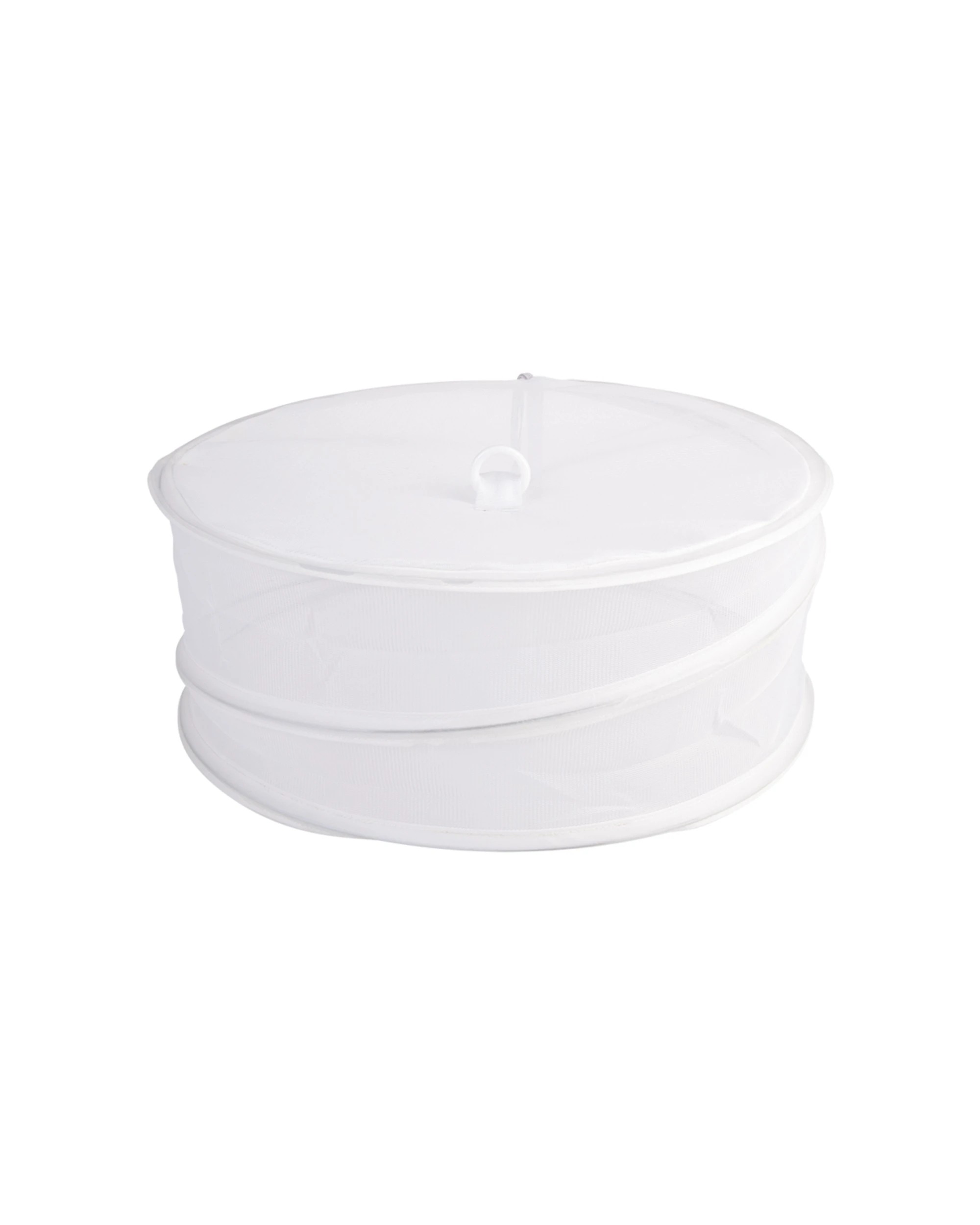 3 Appetito 2pc Pop-Up Food Protection Covers Home Kitchen Cooking 34cm 39cm - White, 3 of 4
