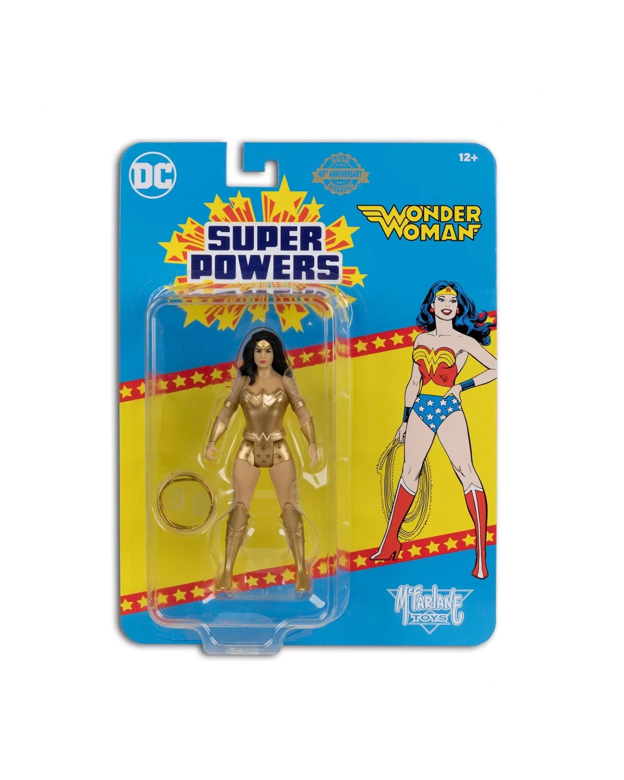 1 McFarlane DC Super Powers 40th Anniversary Gold Edition Wonder Woman Figure, 1 of 4