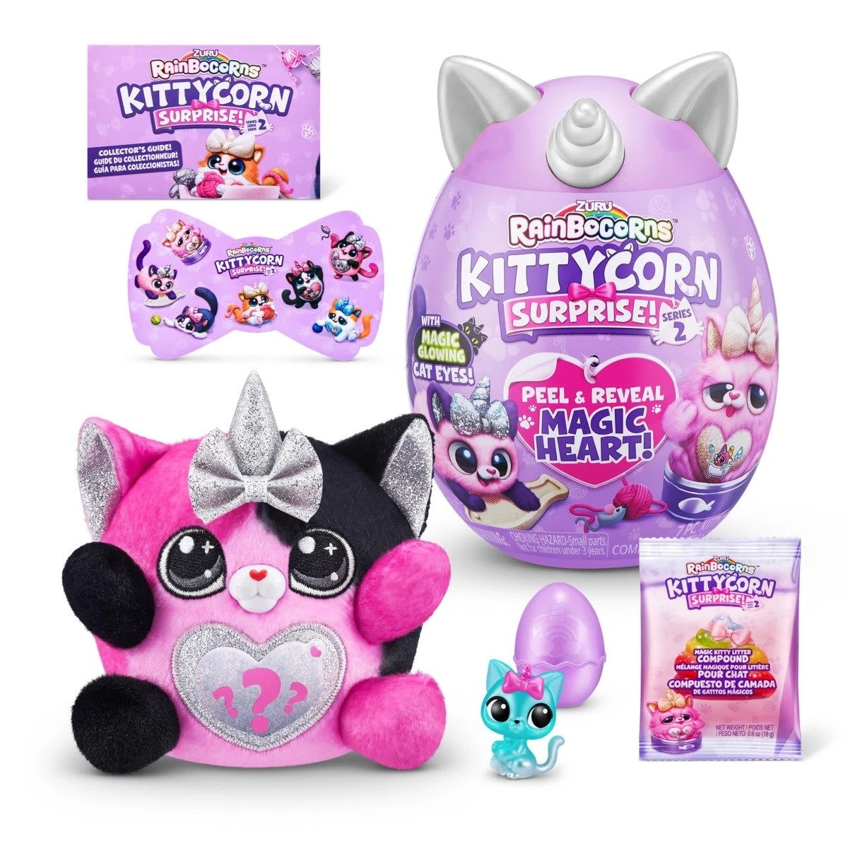 3 Zuru Rainbocorns Kittycorn Surprise! Series 2 Toy - Assorted, 3 of 10