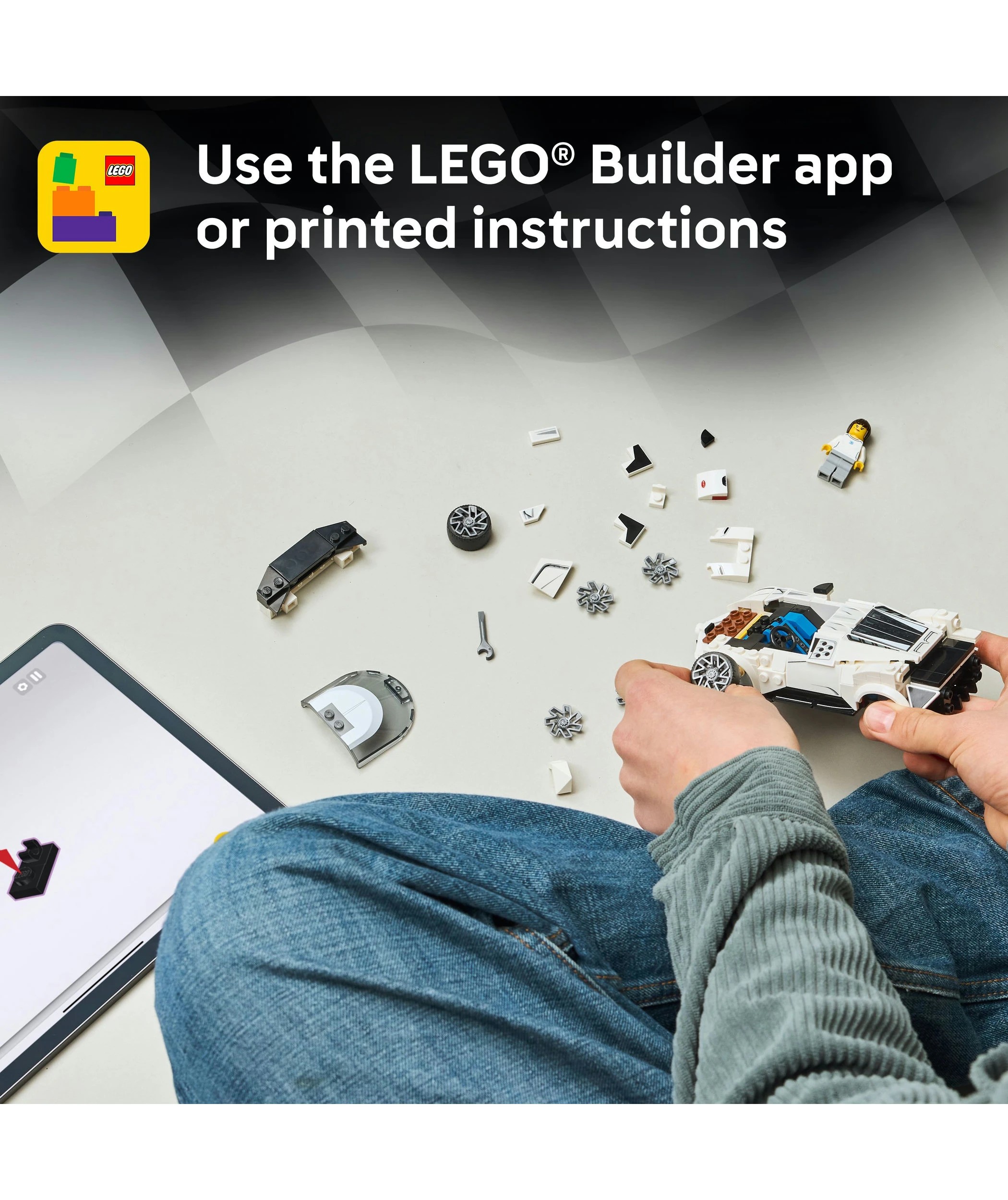 7 LEGO Speed Champions Bugatti Centodieci Hyper Sports Car 77240, 7 of 10