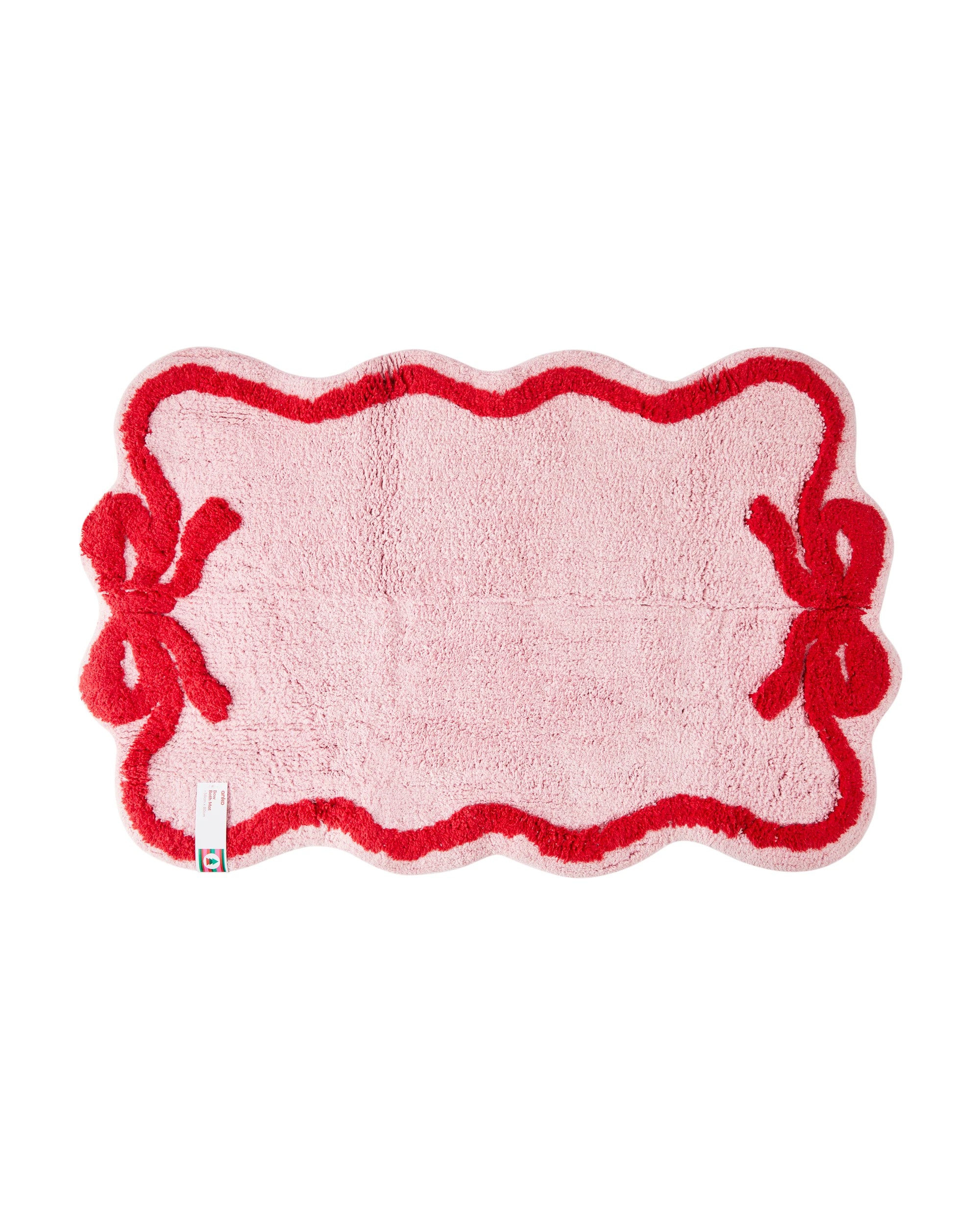 3 Christmas Bow Bath Mat, 3 of 3