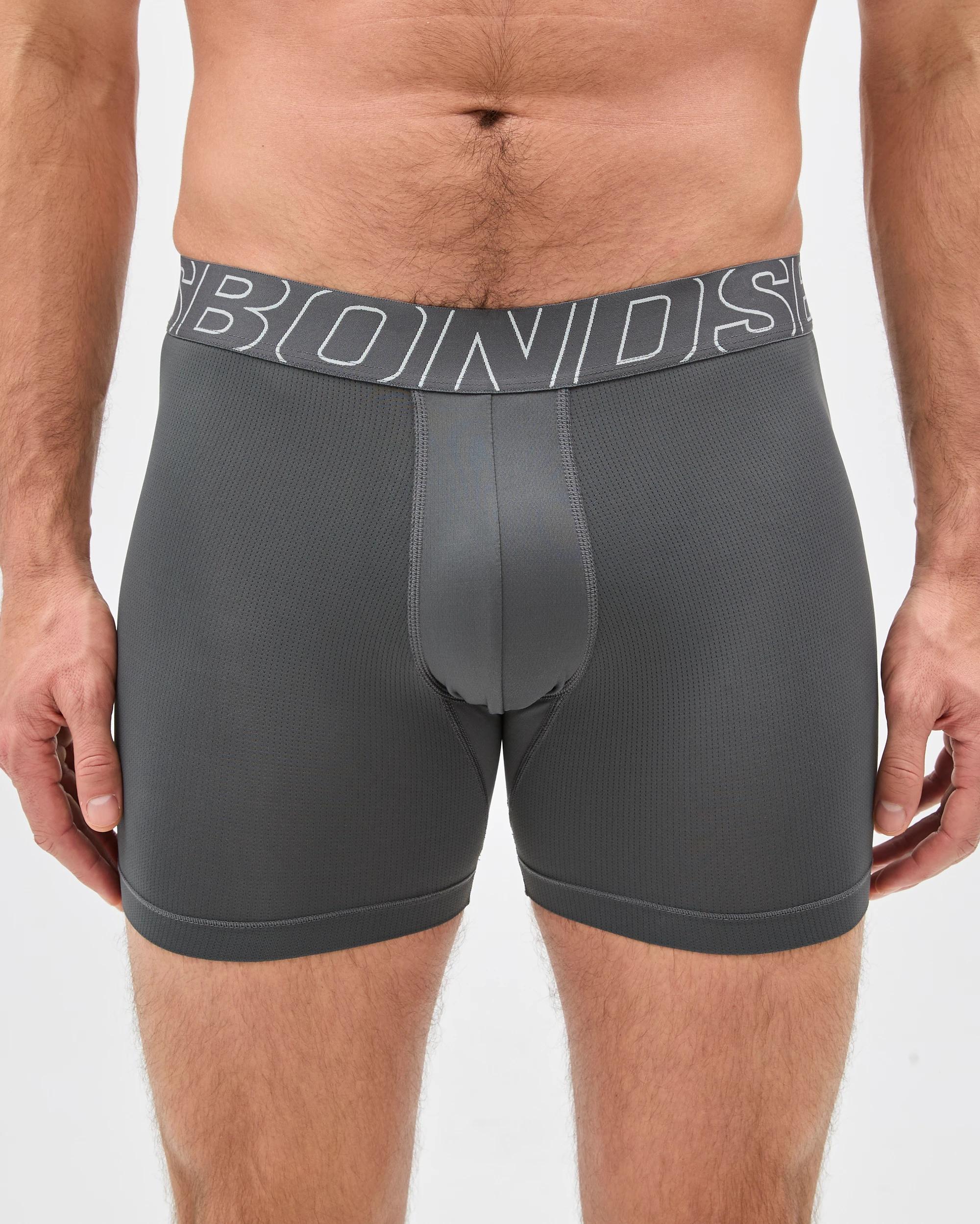 2 Bonds Sweat Off Trunks BLACK PEARL, 2 of 3