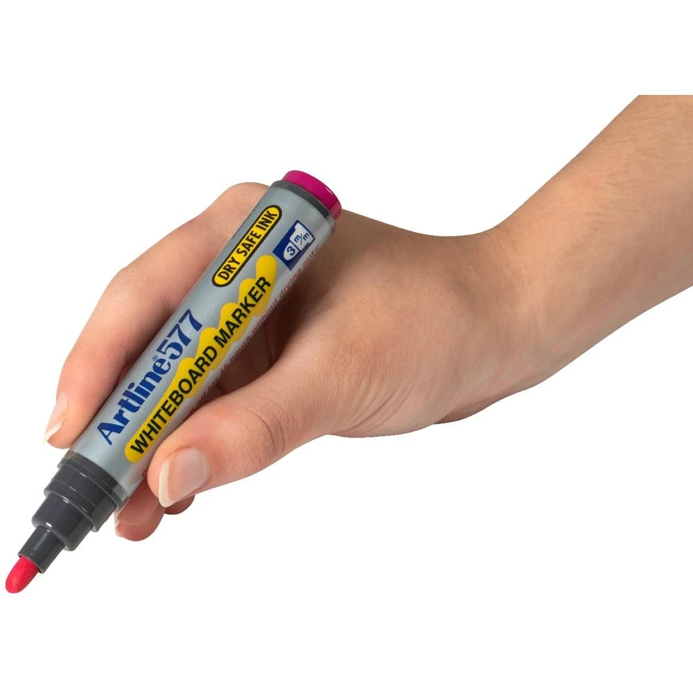 2 Artline 577 Whiteboard Marker Bullet Pink, 2 of 3
