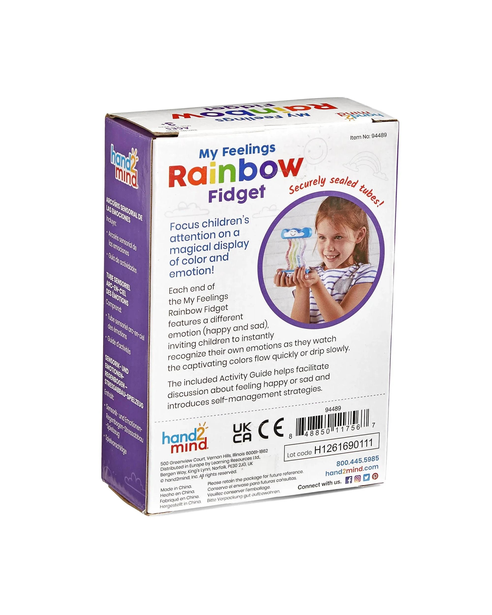 7 Hand2Mind My Feelings Rainbow Fidget, 7 of 7