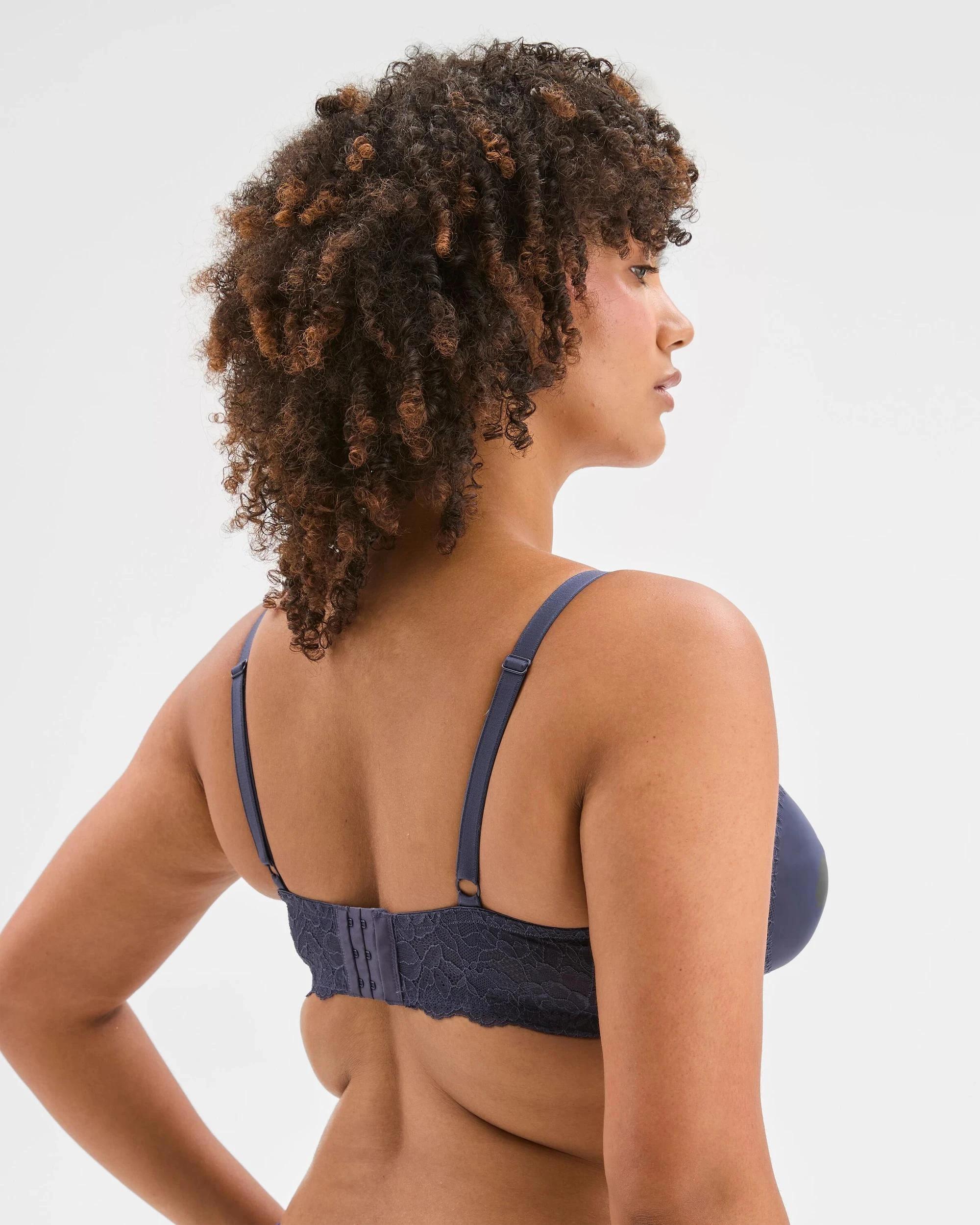 3 Target Woman Ariana Fuller Figure Lace Underwire Mesh Bra WINTER BLUE, 3 of 3