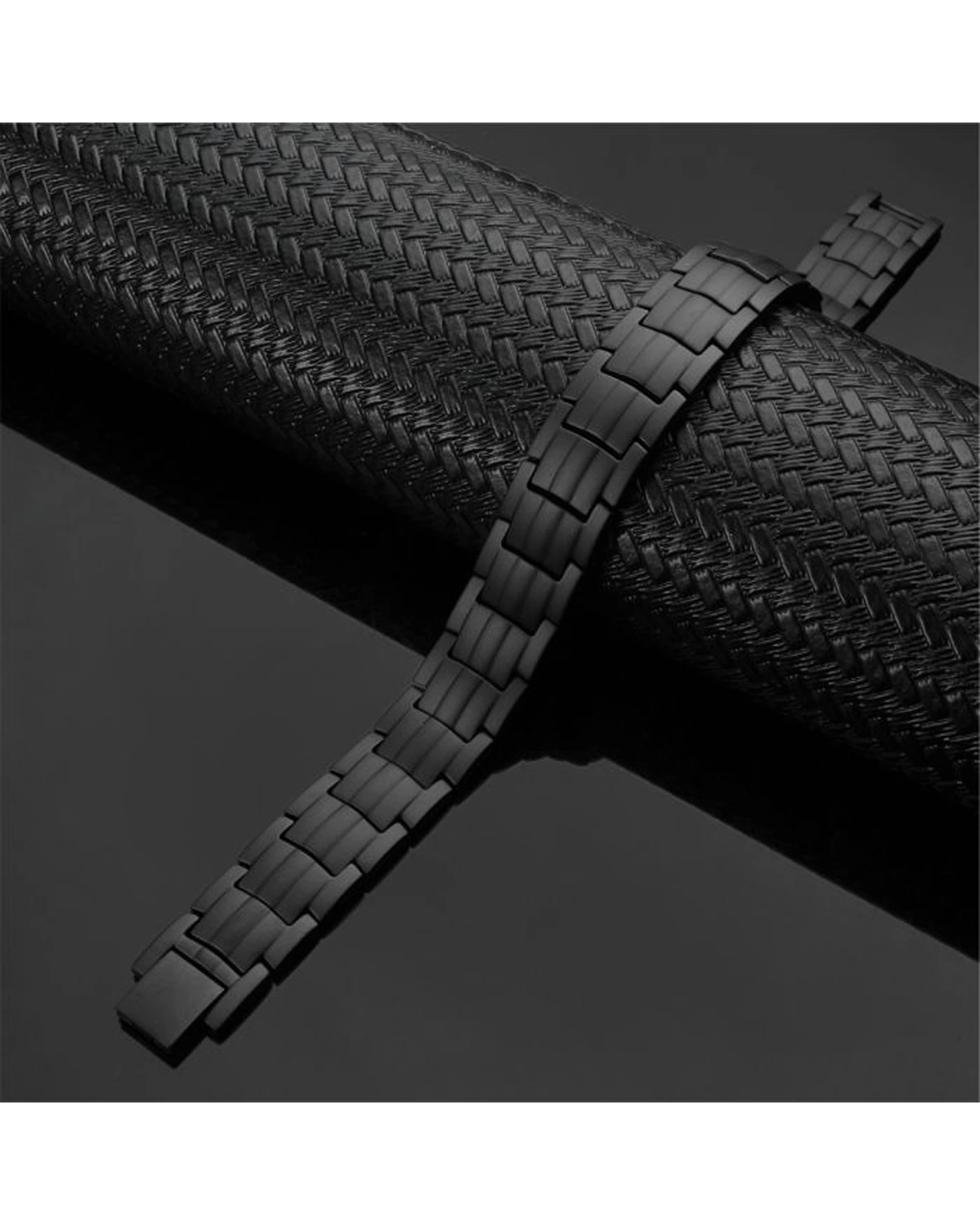 3 Activease Dick Wicks Titanium 4 Health Elements Bracelet One Size - Black - Black, 3 of 4