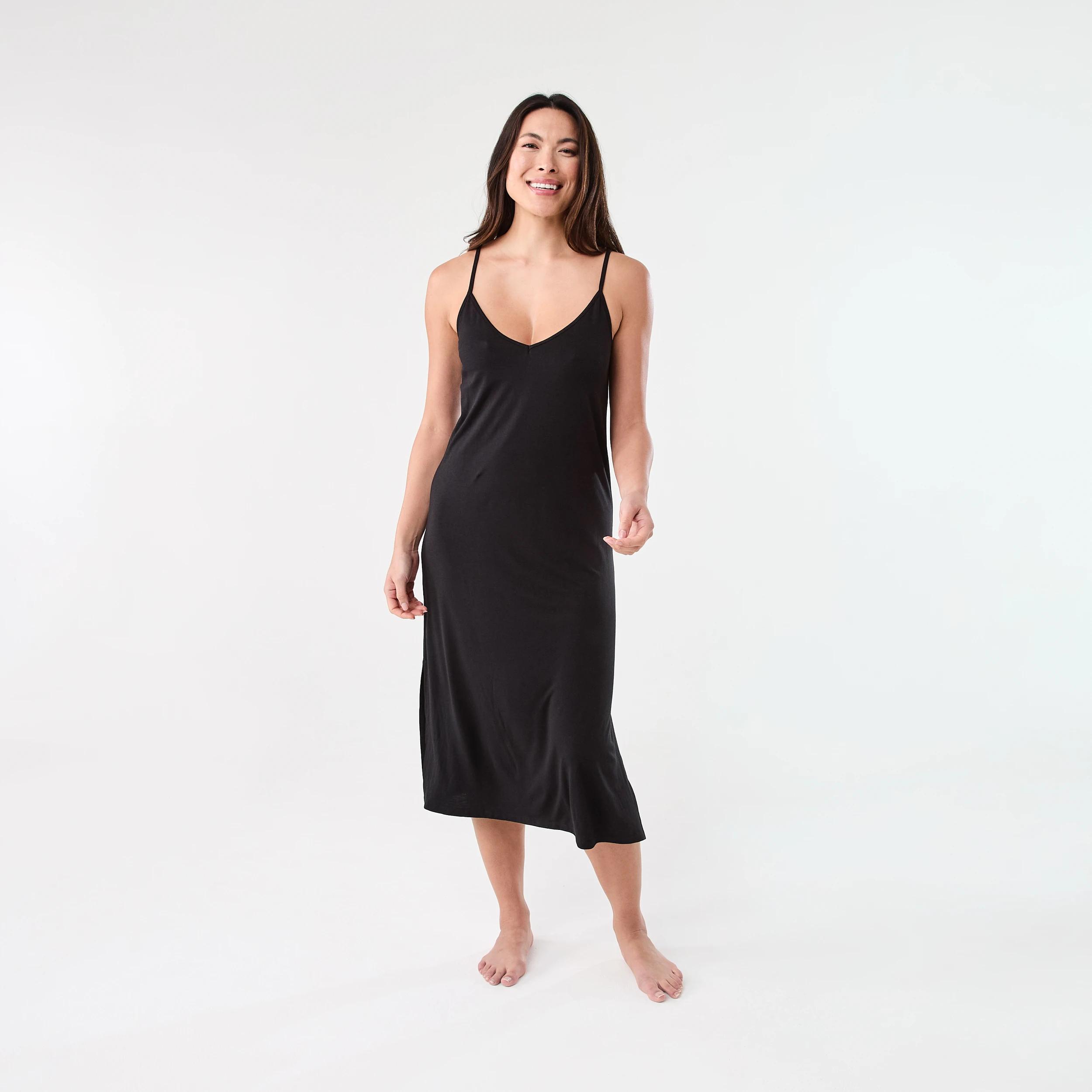 1 Comfort Cami Nightie Black, 1 of 6