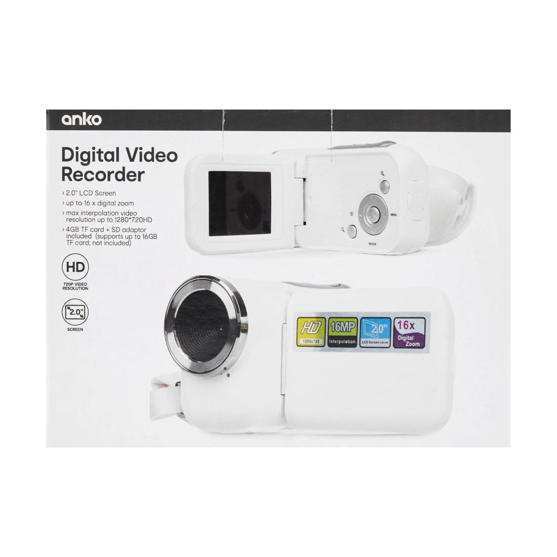 8 Digital Video Recorder - White, 8 of 8