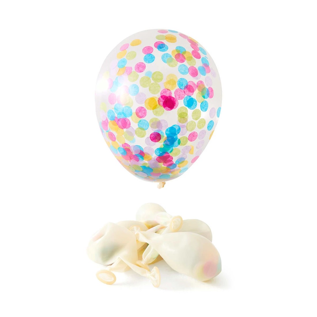 3 6 Pack Confetti Balloons, 3 of 5