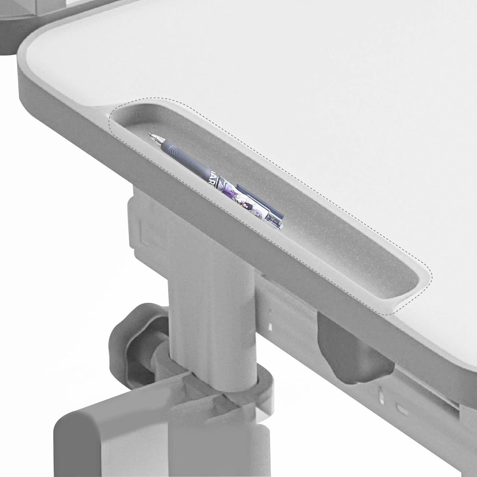 7 Ausway Kids Desk and Chair Set Ergonomic - Multi, 7 of 7