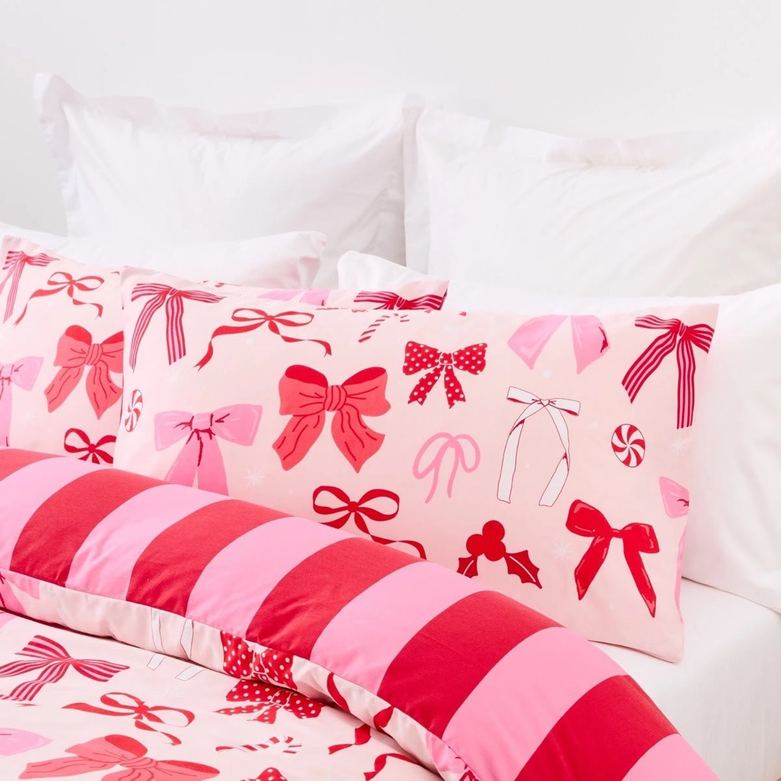 3 Bows Cotton Rich Reversible Quilt Cover Set - Queen Bed, 3 of 8