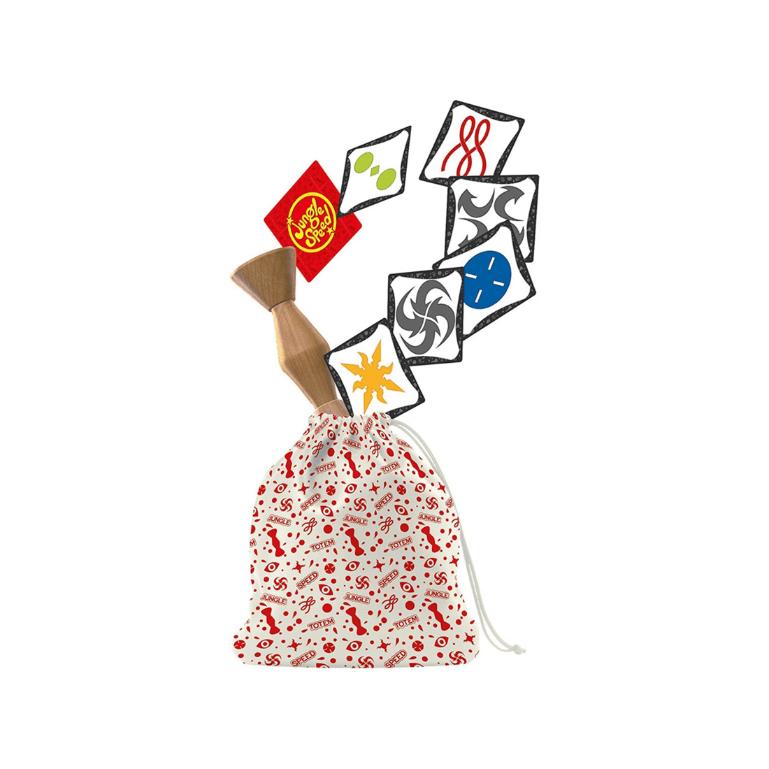 2 Asmodee Jungle Speed Eco Box Edition Card Game, 2 of 3