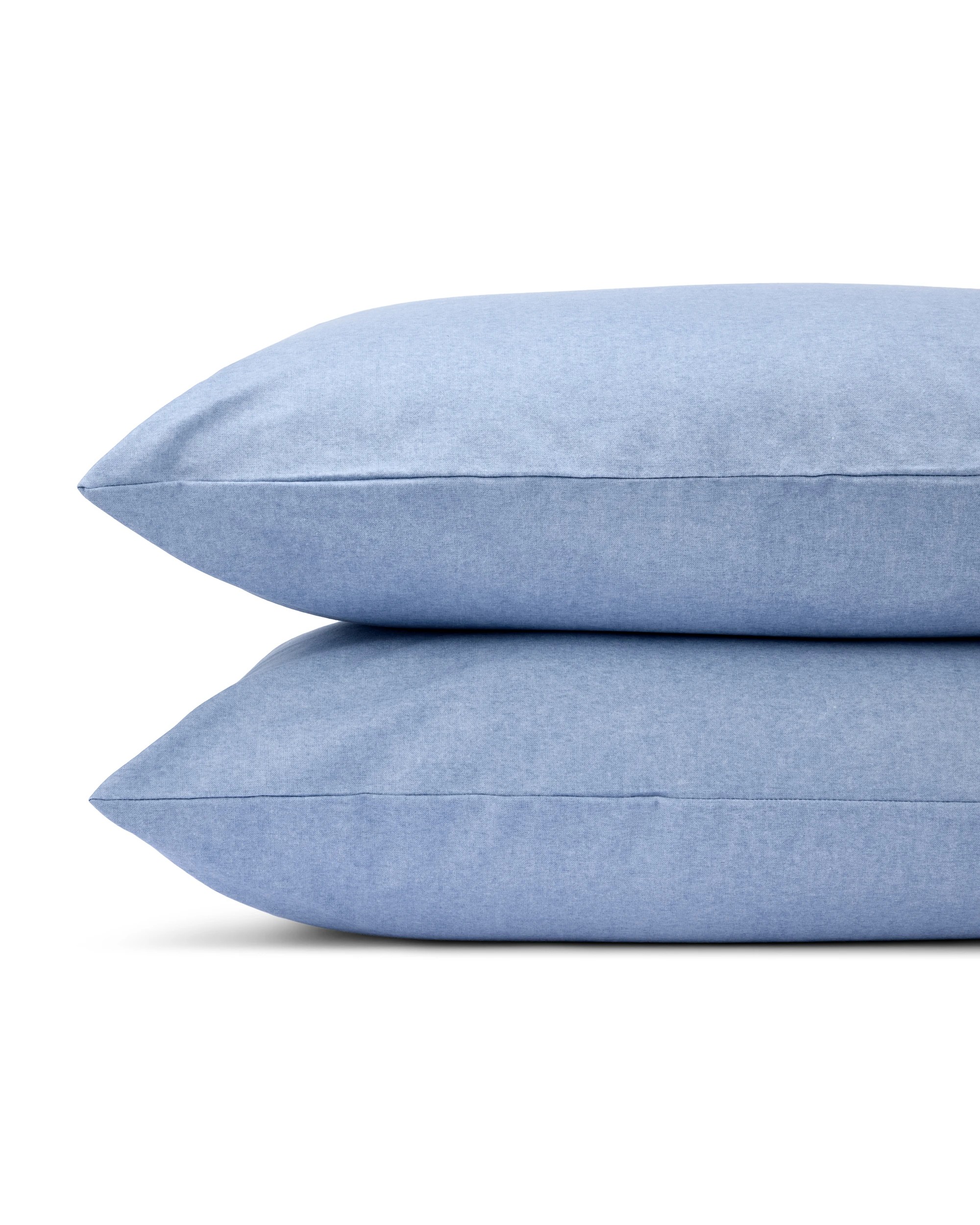 2 Marle Cotton Flannelette Sheet Set - Queen Bed, Blue, 2 of 7